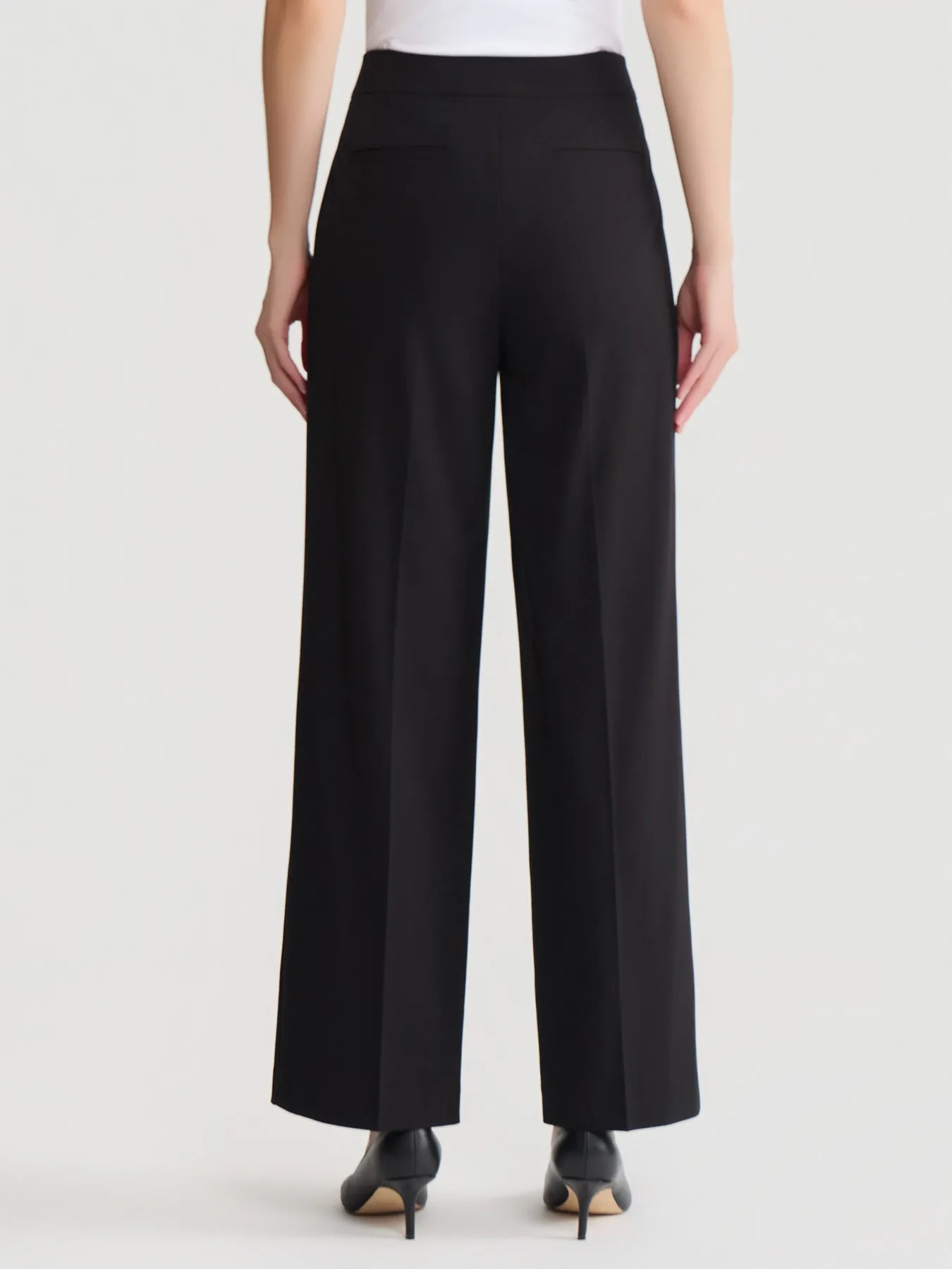 Slash Pocket Wide Leg Pant, Polished Bi-Stretch sold by Jones New York product image thumbnail 3