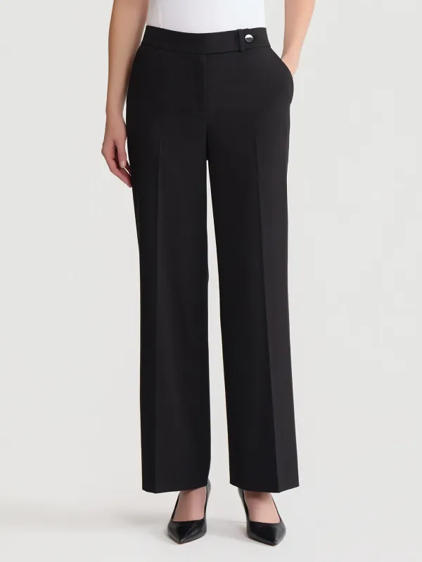 Slash Pocket Wide Leg Pant, Polished Bi-Stretch made by Jones New York