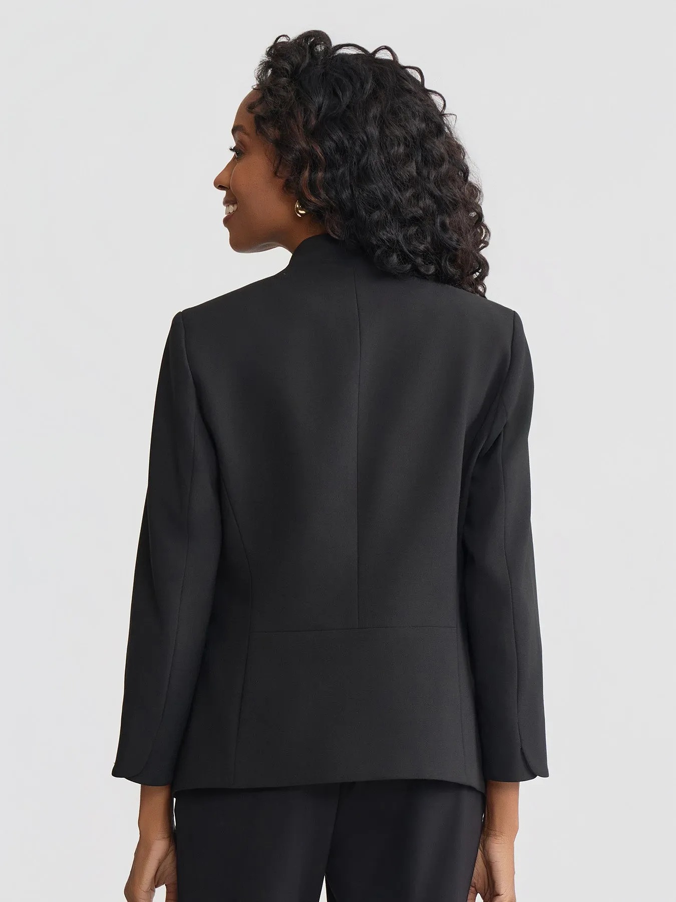 Modern Zip Pocket Jacket, Liberty Stretch sold by Jones New York product image thumbnail 4