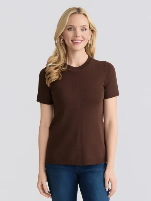 Petite Icon Crew Neck Tee made by Jones New York