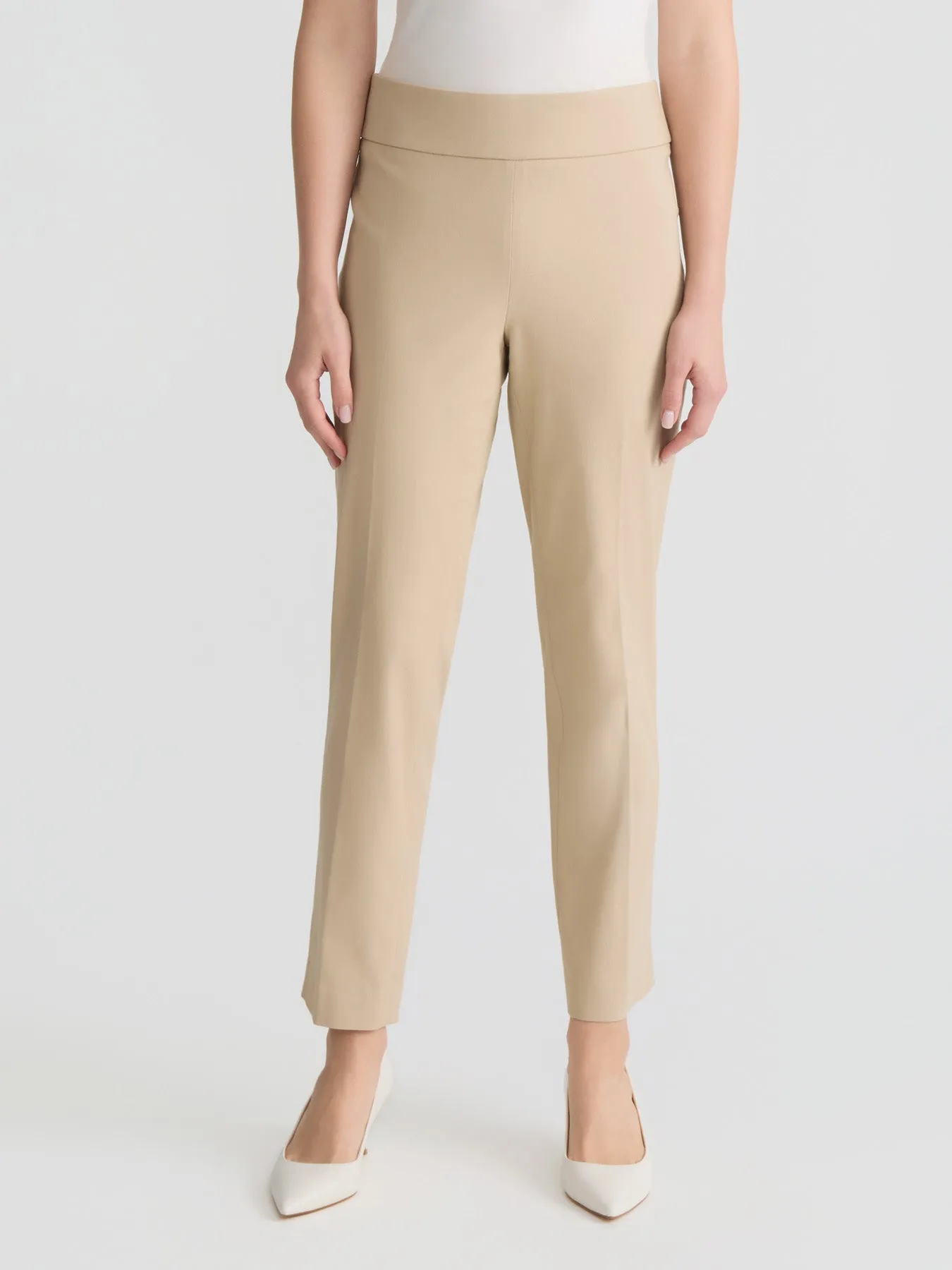 Pull-On Straight Ankle Pant, Stretch Twill sold by Jones New York