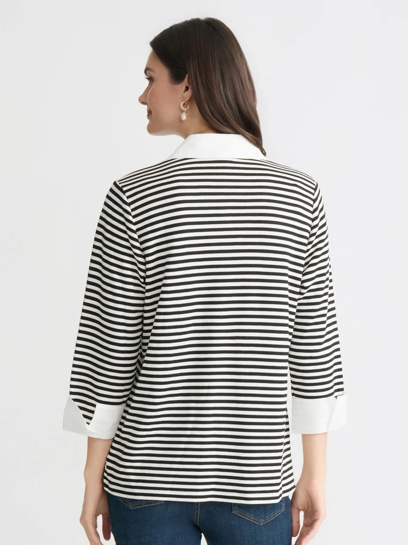 Mixed Media Striped Twofer sold by Jones New York product image thumbnail 4
