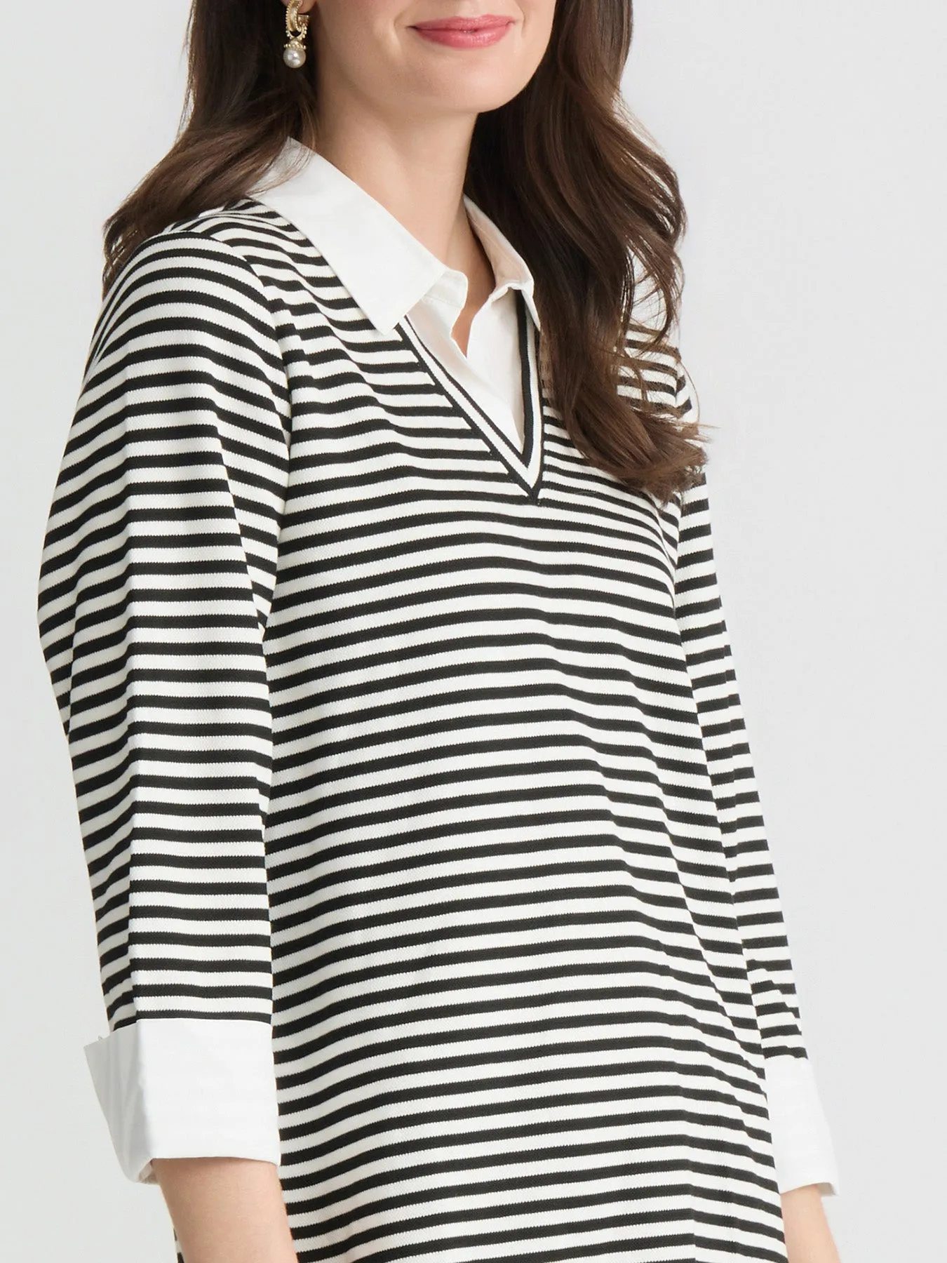 Mixed Media Striped Twofer sold by Jones New York product image thumbnail 3