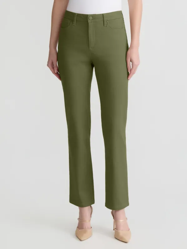 Lexington Straight Leg Jeans, Jasper Green made by Jones New York