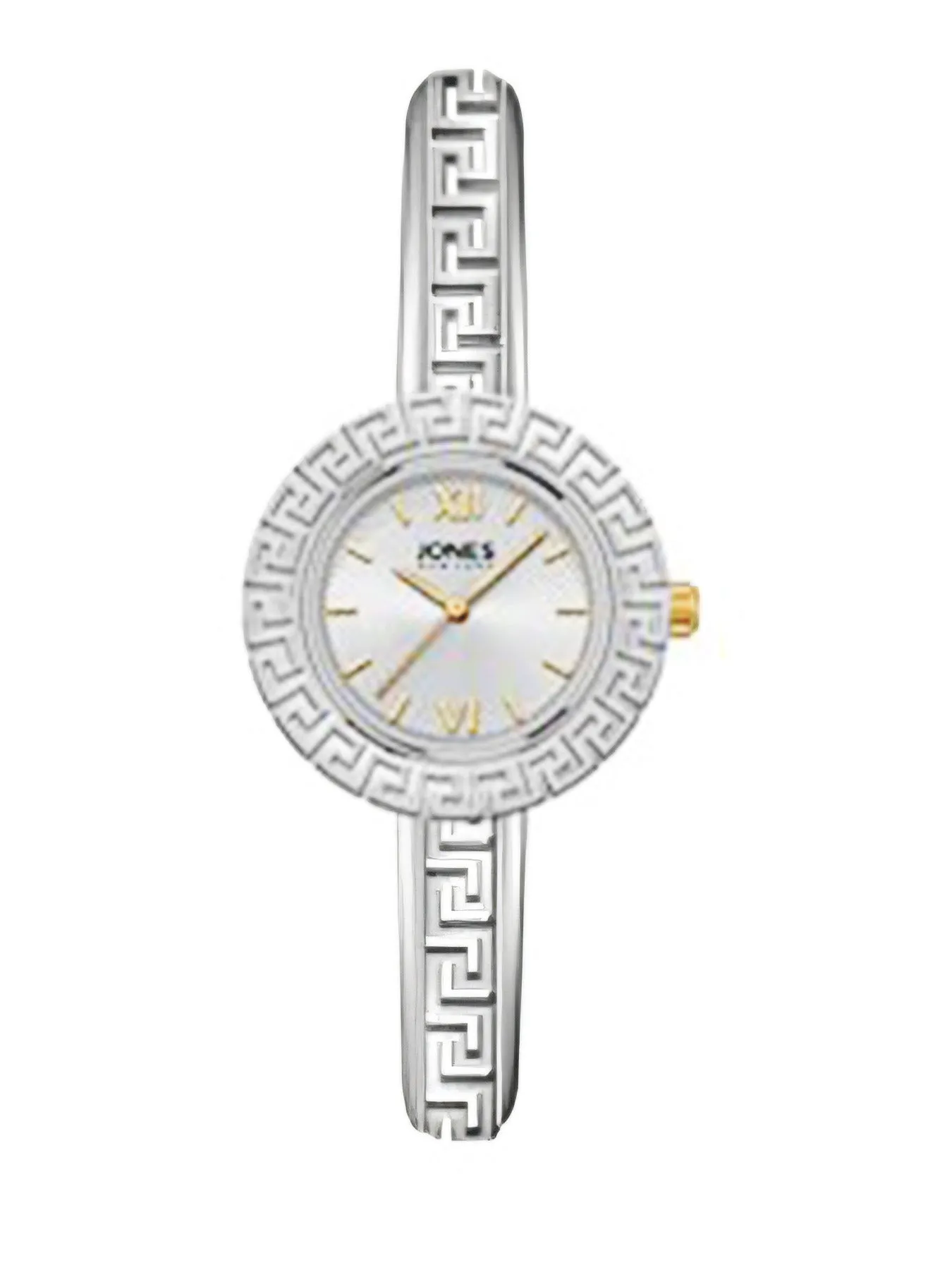 Silver Round Face Watch, Metal Bracelet Band sold by Jones New York
