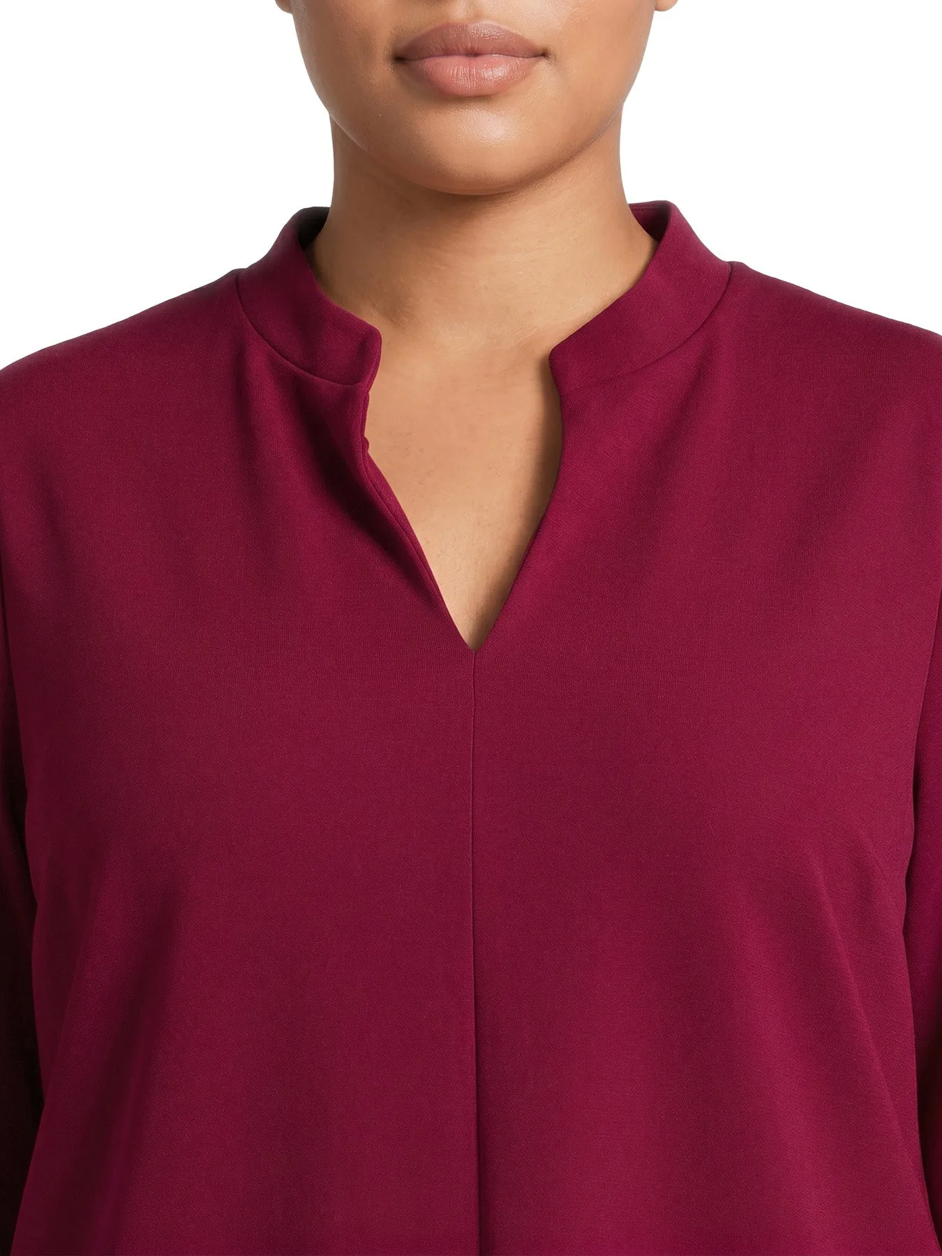 Plus 3/4 Sleeve Tunic, Serenity Knit sold by Jones New York product image thumbnail 3