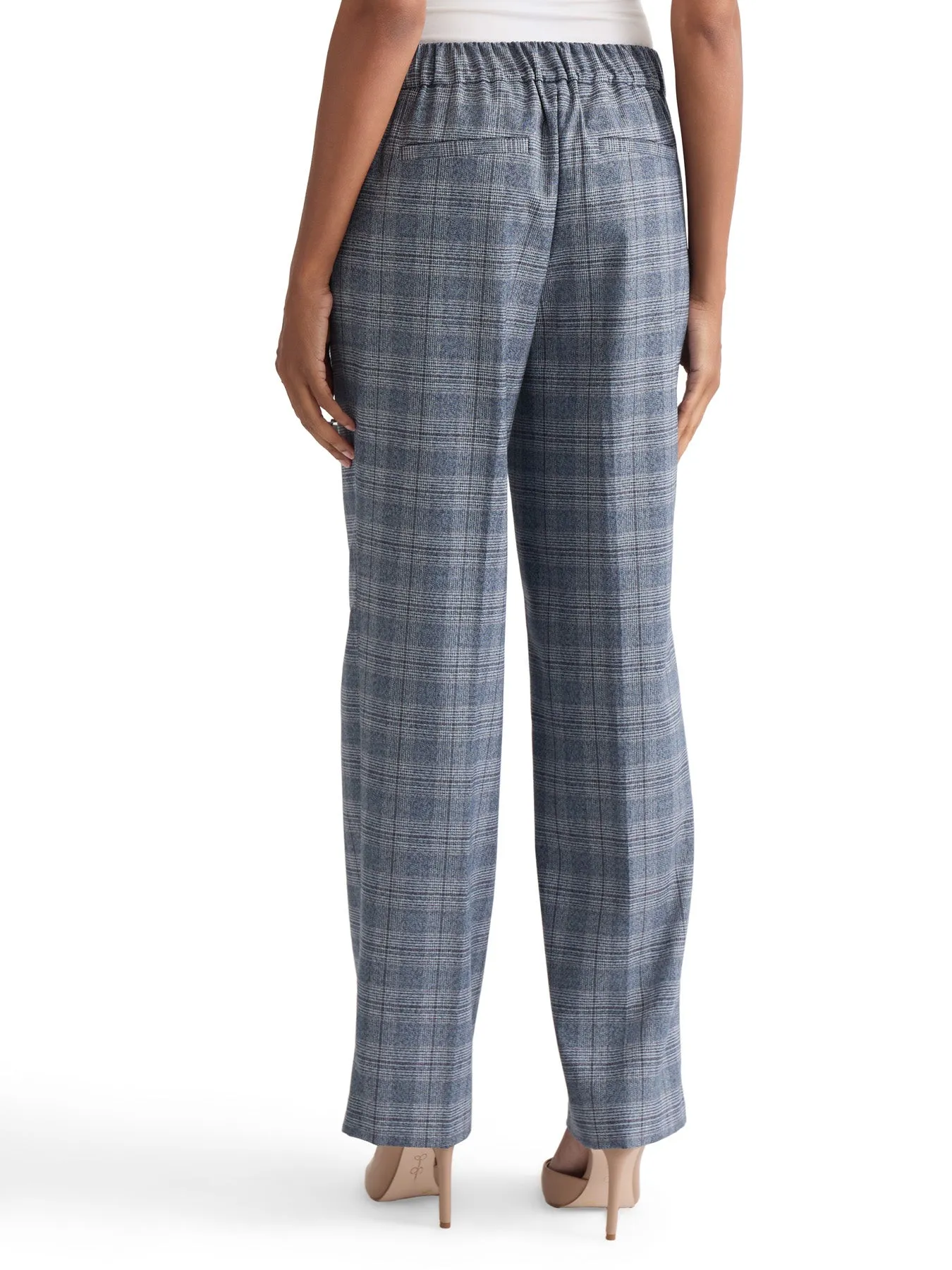 Pull-on Button Tab Pants, Plaid sold by Jones New York product image thumbnail 3