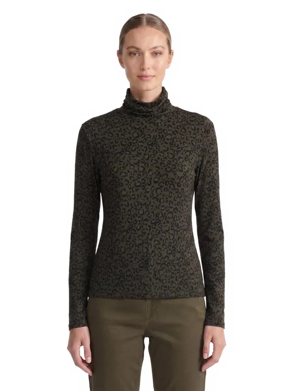 Leopard Print Tunic, Printed Jersey Knit made by Jones New York