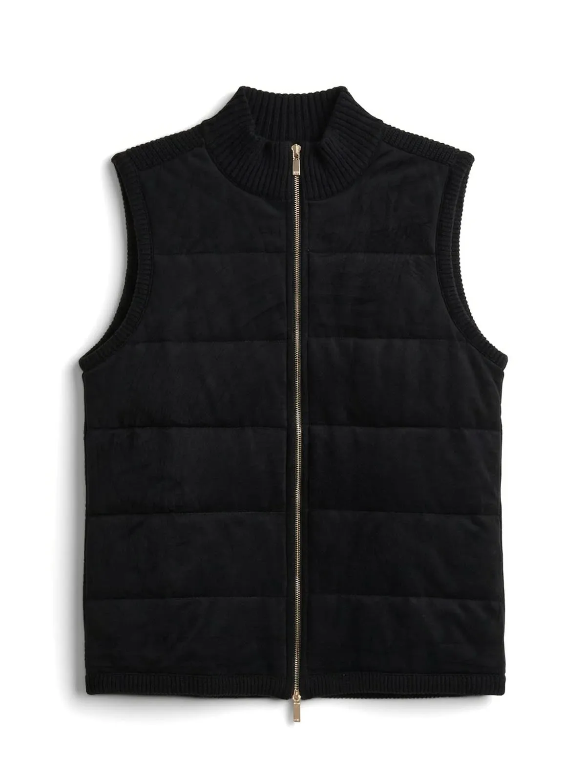 Padded Zipper Vest, Faux Suede sold by Jones New York product image thumbnail 5