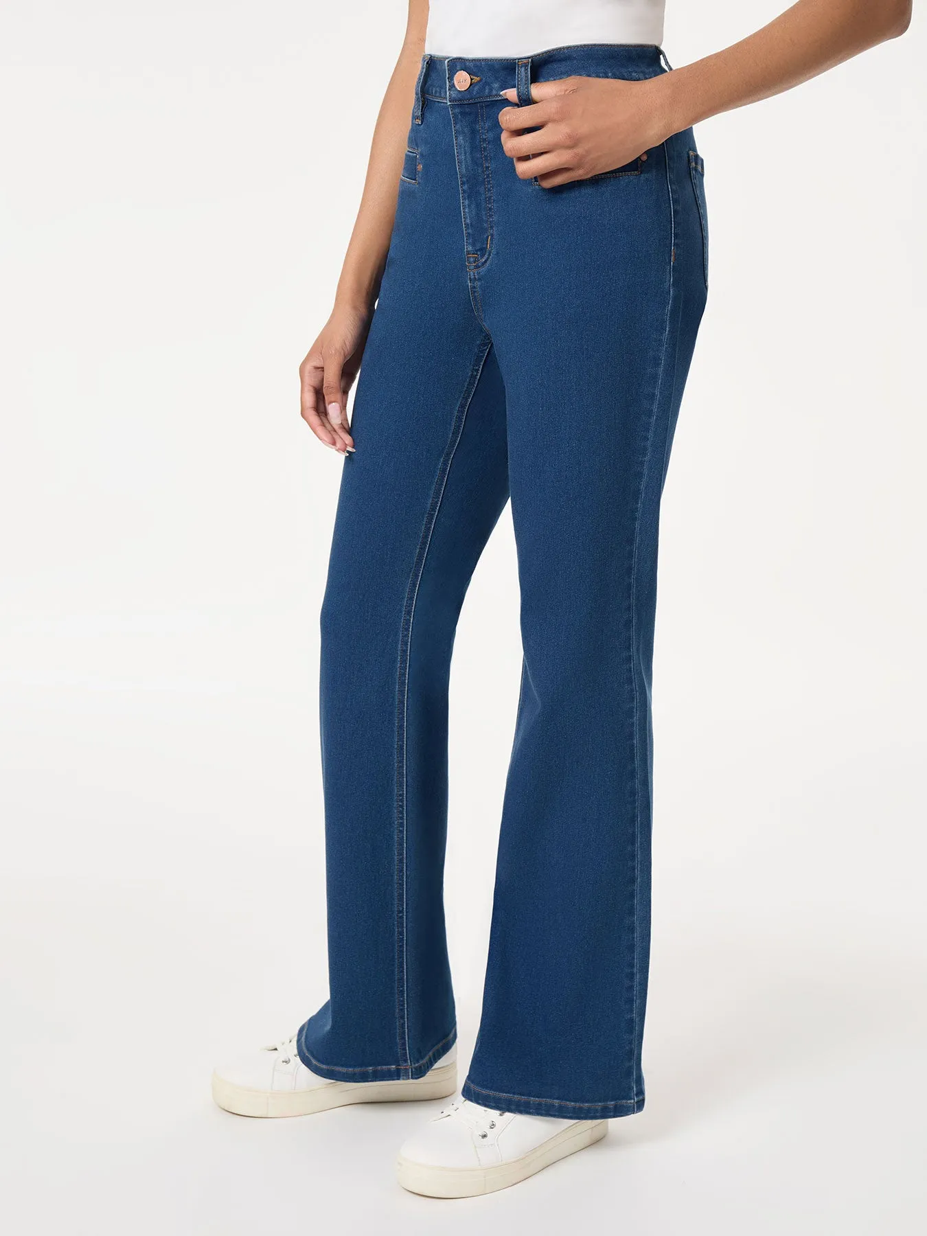 Lexington High Rise Flare Jeans, Phoenix Wash sold by Jones New York product image thumbnail 2
