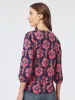 Printed Moss Crepe Puff Sleeve Top sold by Jones New York