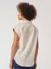 Striped Tie-Front Button-Down Blouse sold by Jones New York