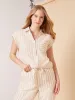 Striped Tie-Front Button-Down Blouse sold by Jones New York