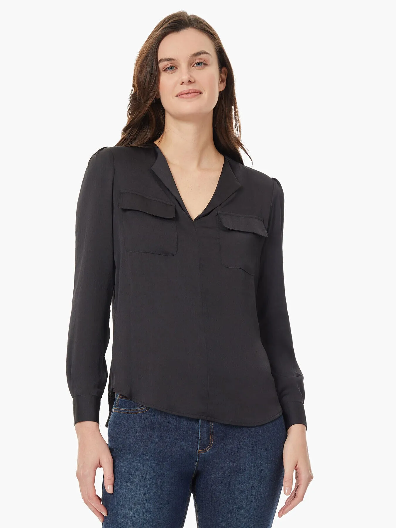 Simplified Utility Blouse sold by Jones New York