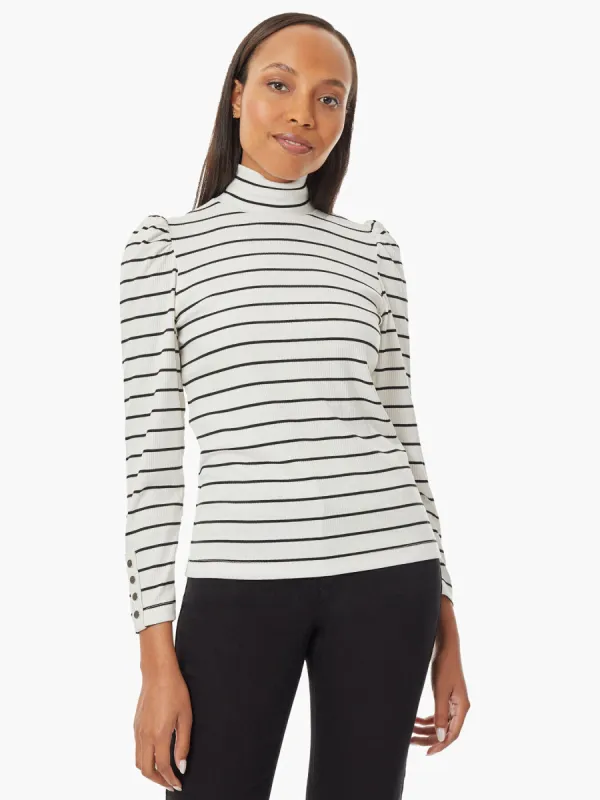 Pinstripe Turtleneck Knit Tunic sold by Jones New York