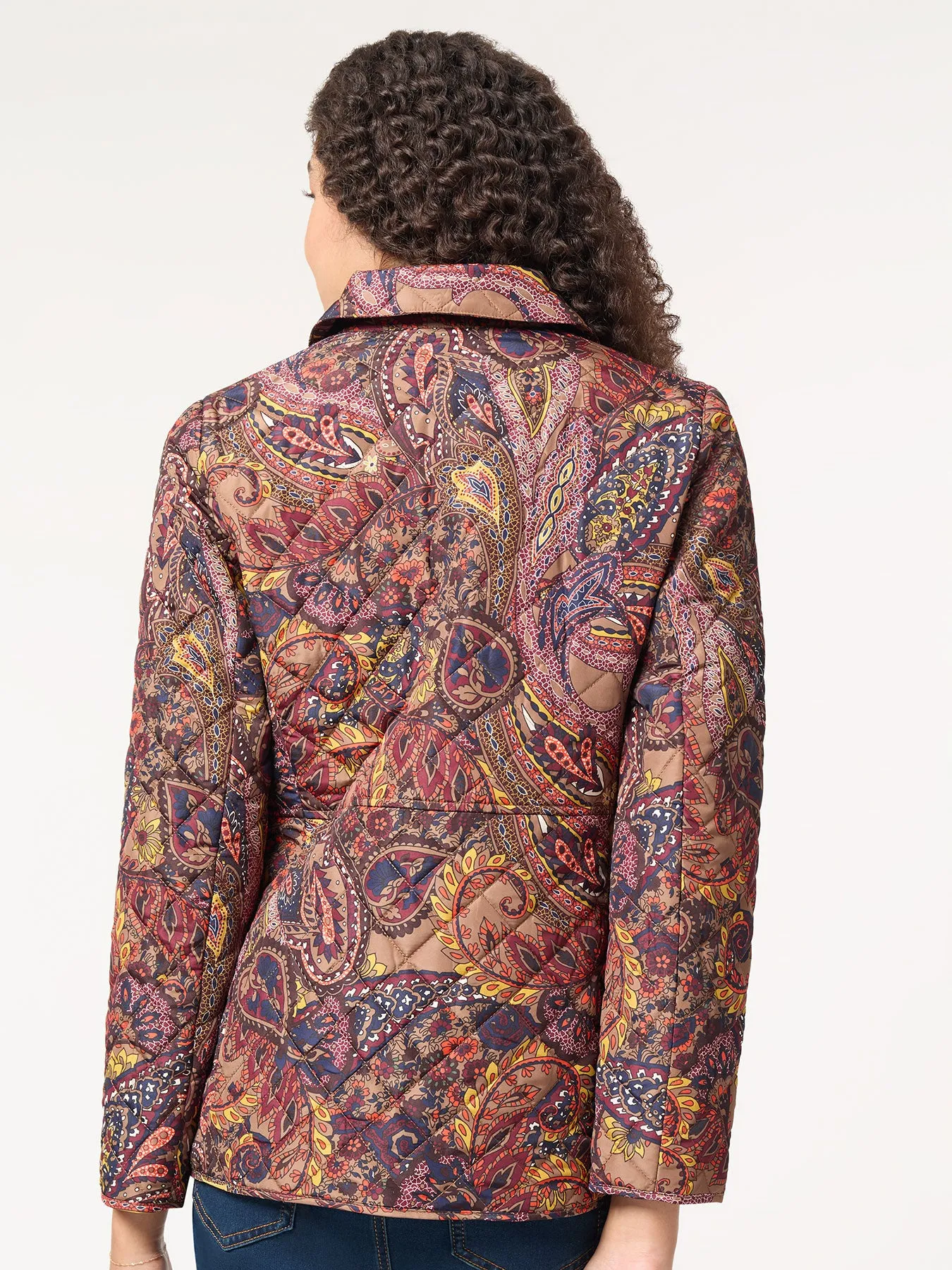 Printed Quilted Jacket sold by Jones New York product image thumbnail 3