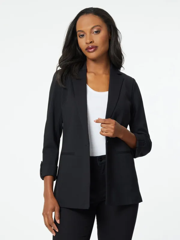 Wing Collar Rolled Tab Blazer sold by Jones New York