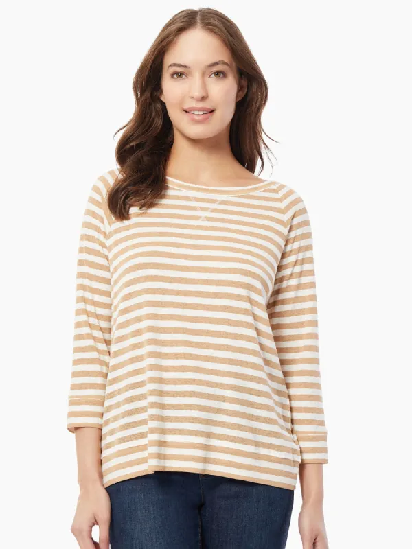 Crewneck Raglan Sedona Knit Top made by Jones New York