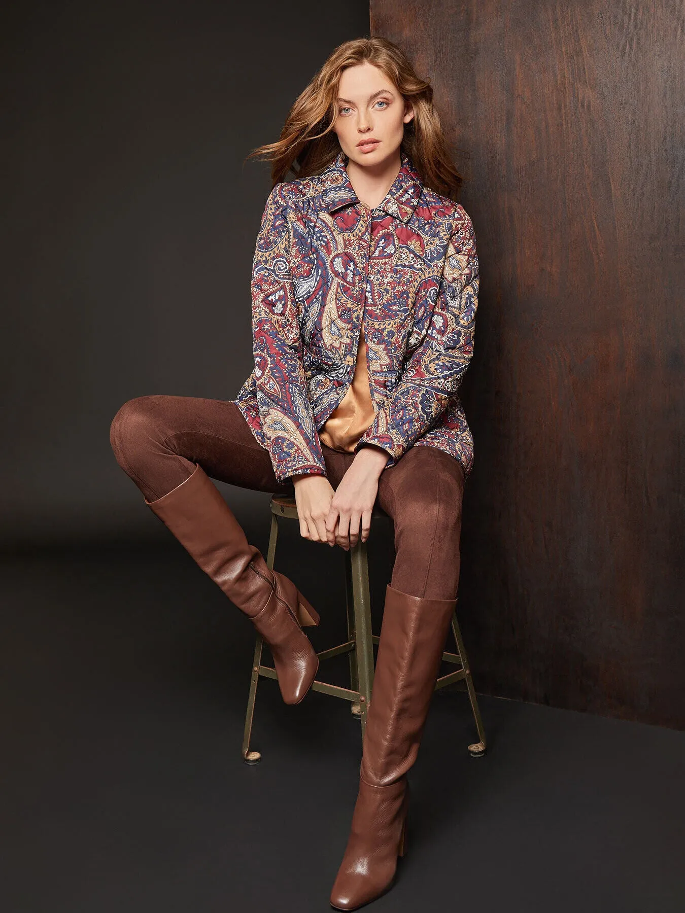 Snap-Front Quilted Patch Pocket Coat sold by Jones New York product image thumbnail 4