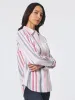 Striped Cotton Oversized Button-Down Shirt sold by Jones New York