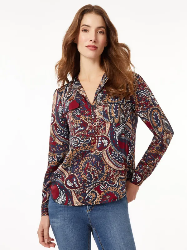 Simplified Utility Blouse sold by Jones New York