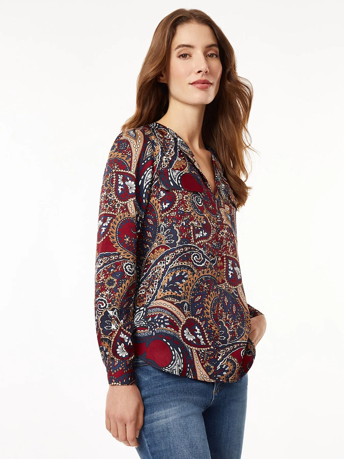 Simplified Utility Blouse sold by Jones New York product image thumbnail 2
