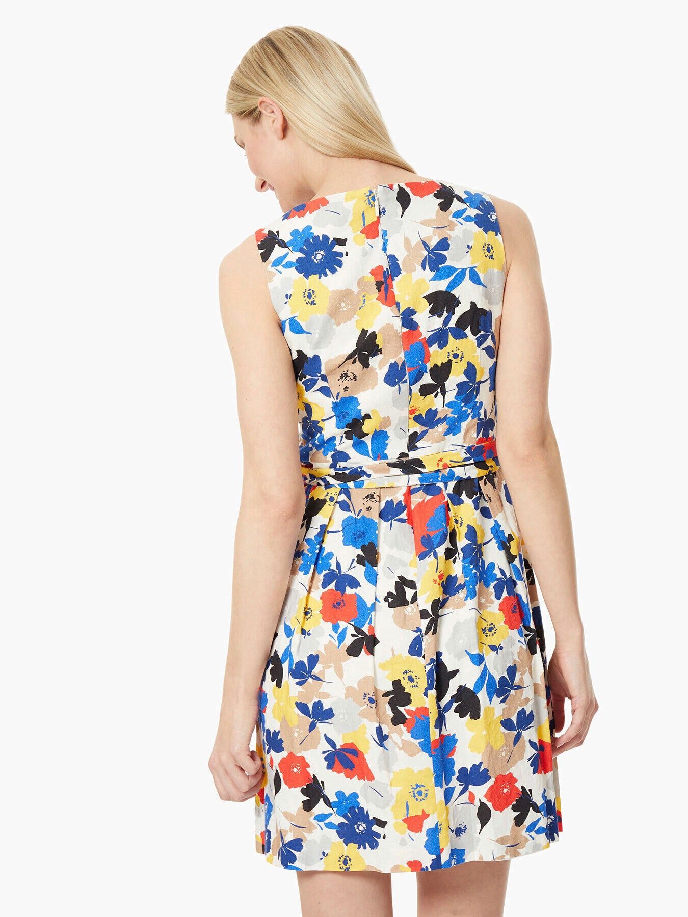 V-Neck Tie-Waist Fit and Flare Dress sold by Jones New York product image thumbnail 4