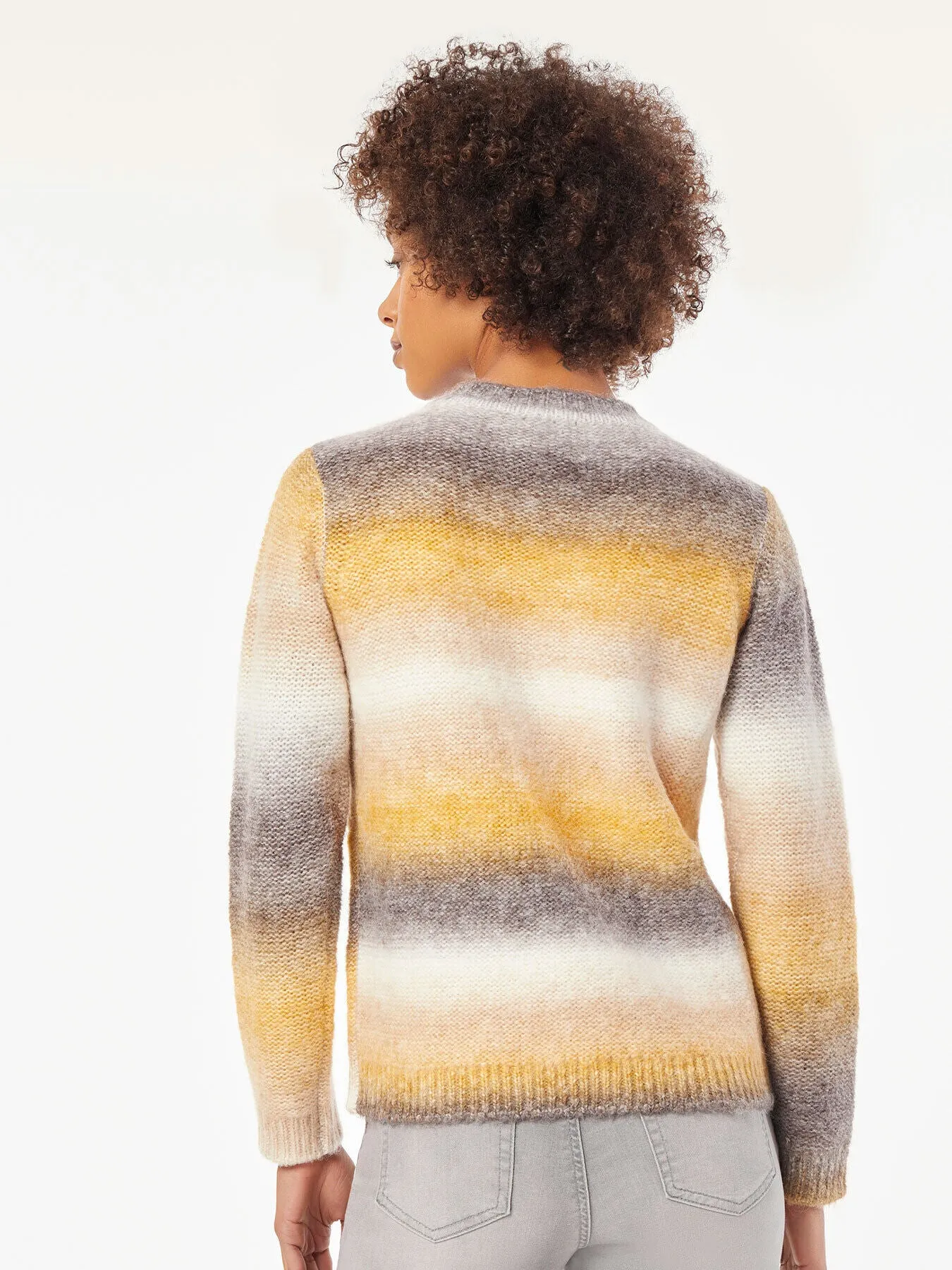 Relaxed Stripe Crewneck Sweater sold by Jones New York product image thumbnail 4