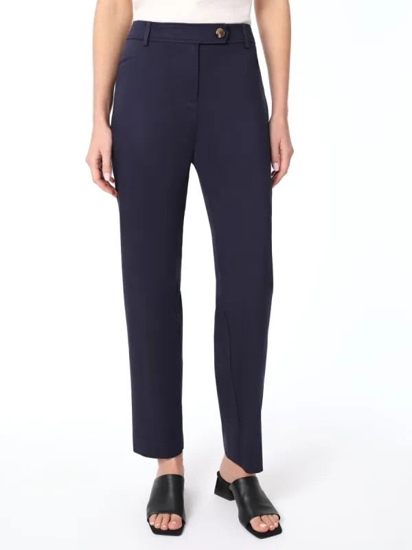 Sateen Fly Front Slim Leg Pants sold by Jones New York