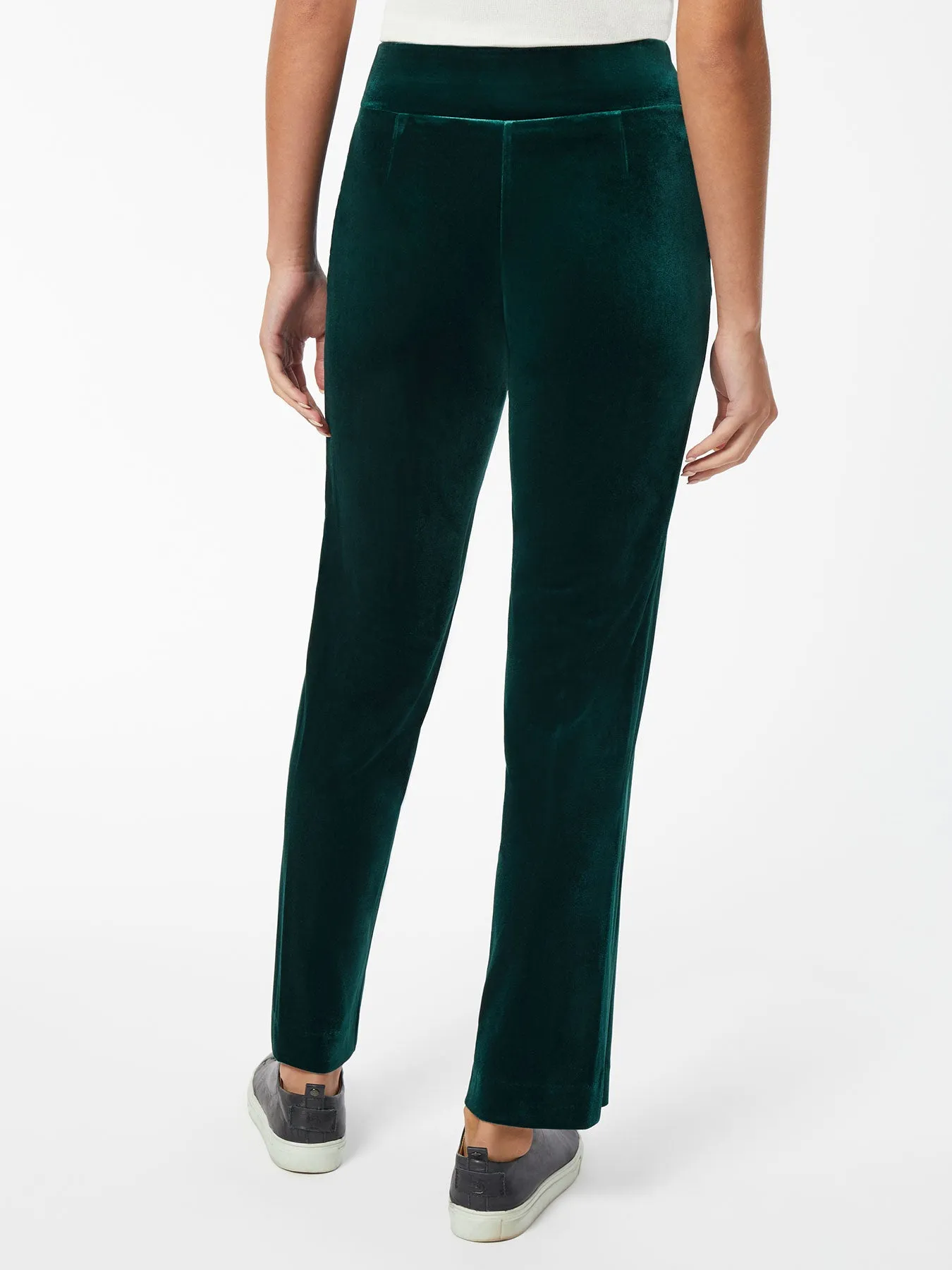 Pull-On Velour Straight Leg Pants sold by Jones New York product image thumbnail 3