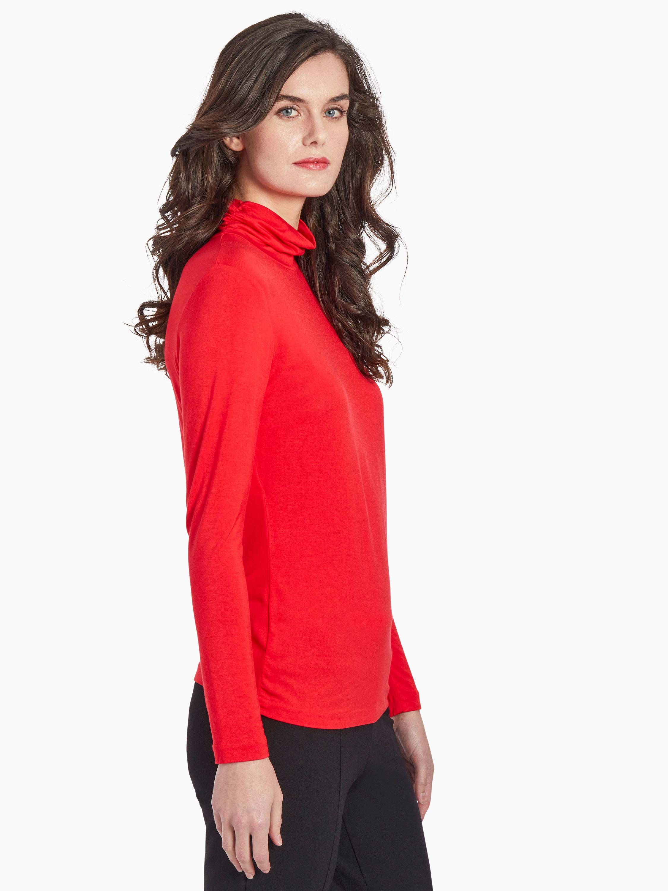 Shirred Detail Turtleneck sold by Jones New York product image thumbnail 2