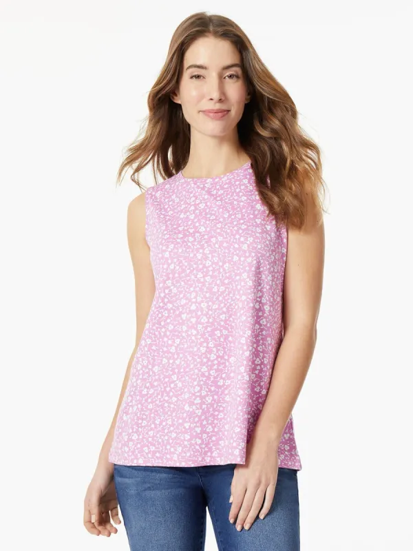 Crew Neck A-Line Tank Top sold by Jones New York