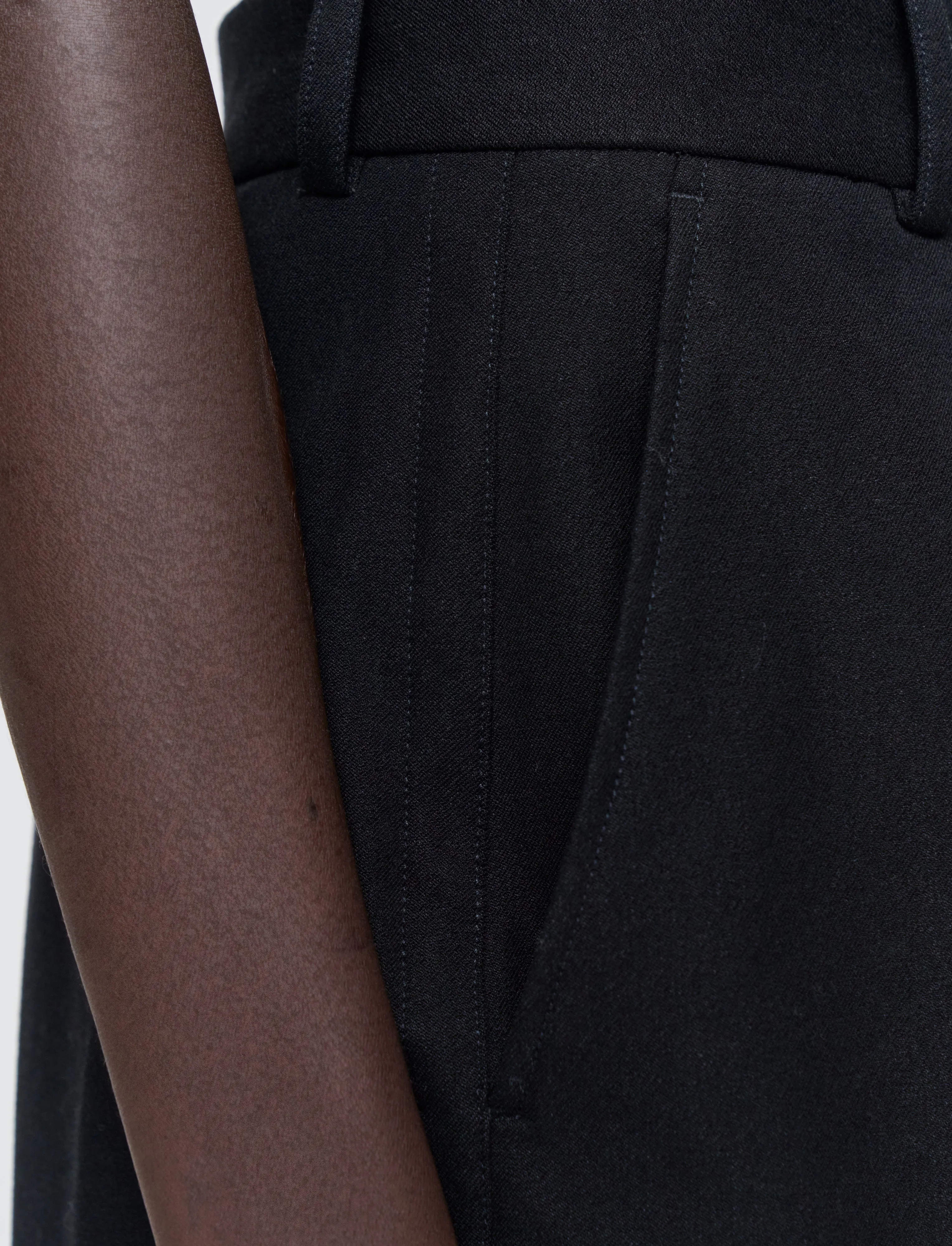 Yukio Gabardine Stretch Trousers sold by Joseph product image thumbnail 3