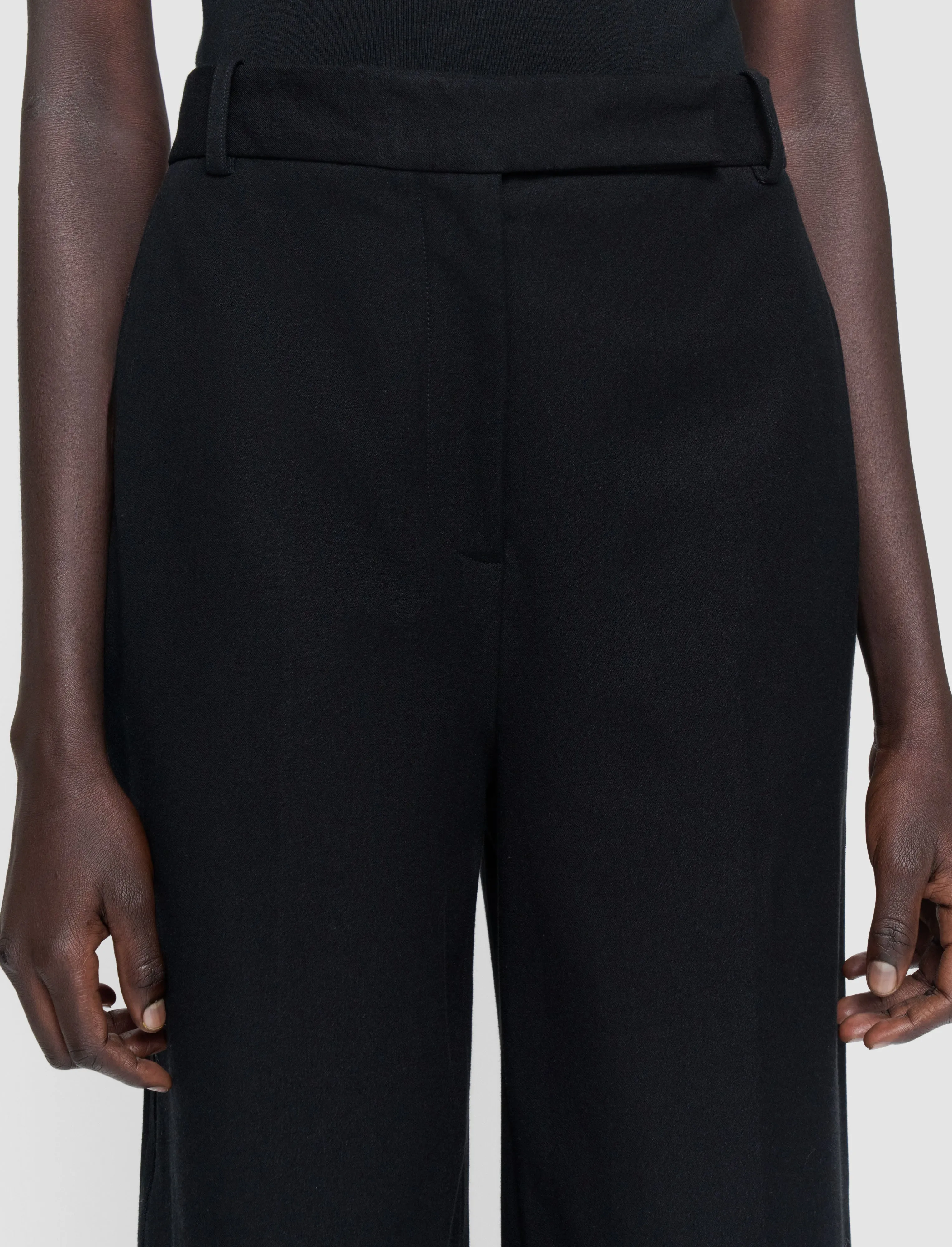 Yukio Gabardine Stretch Trousers sold by Joseph product image thumbnail 4