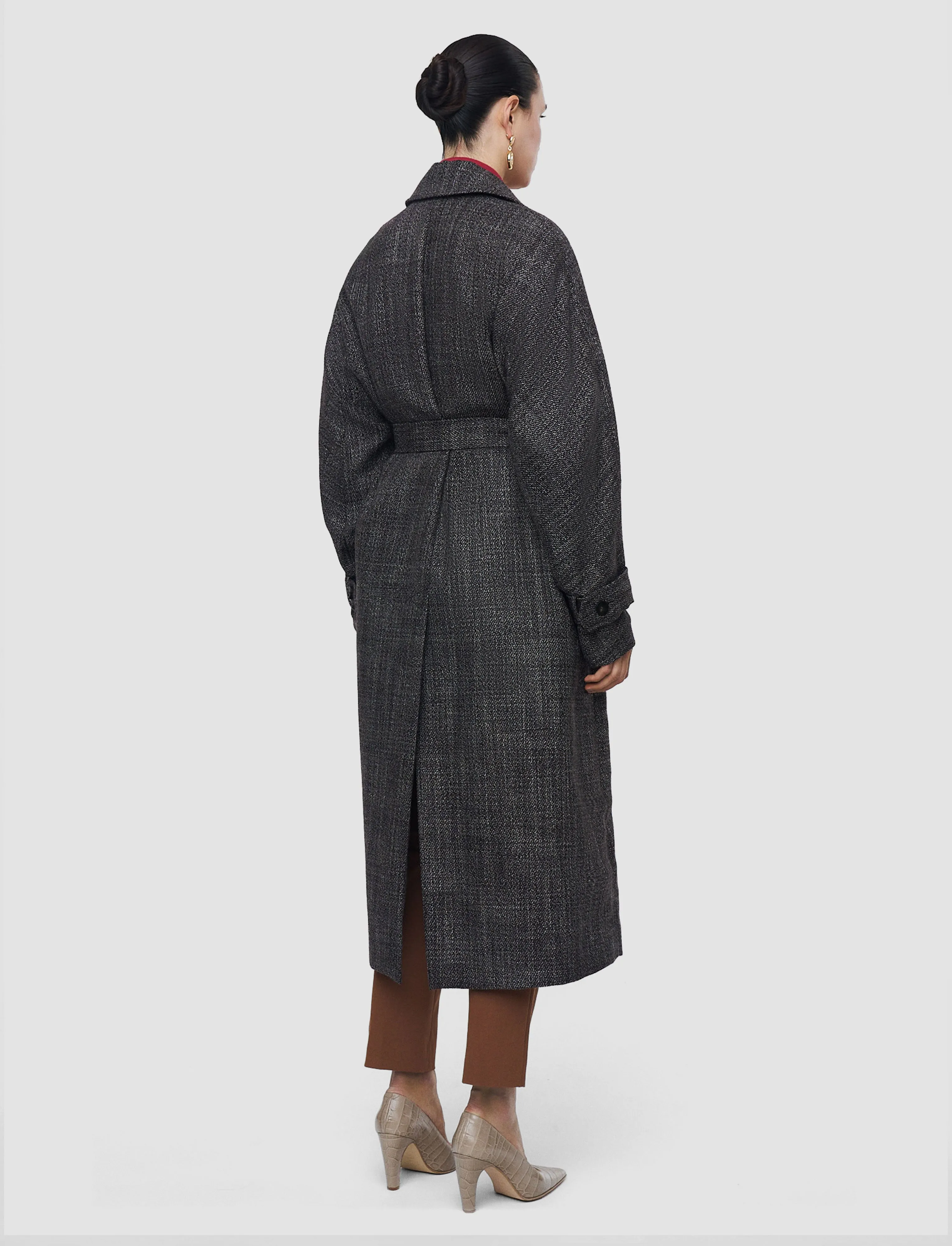 Laurin Textured Tailoring Wool Coat sold by Joseph product image thumbnail 3
