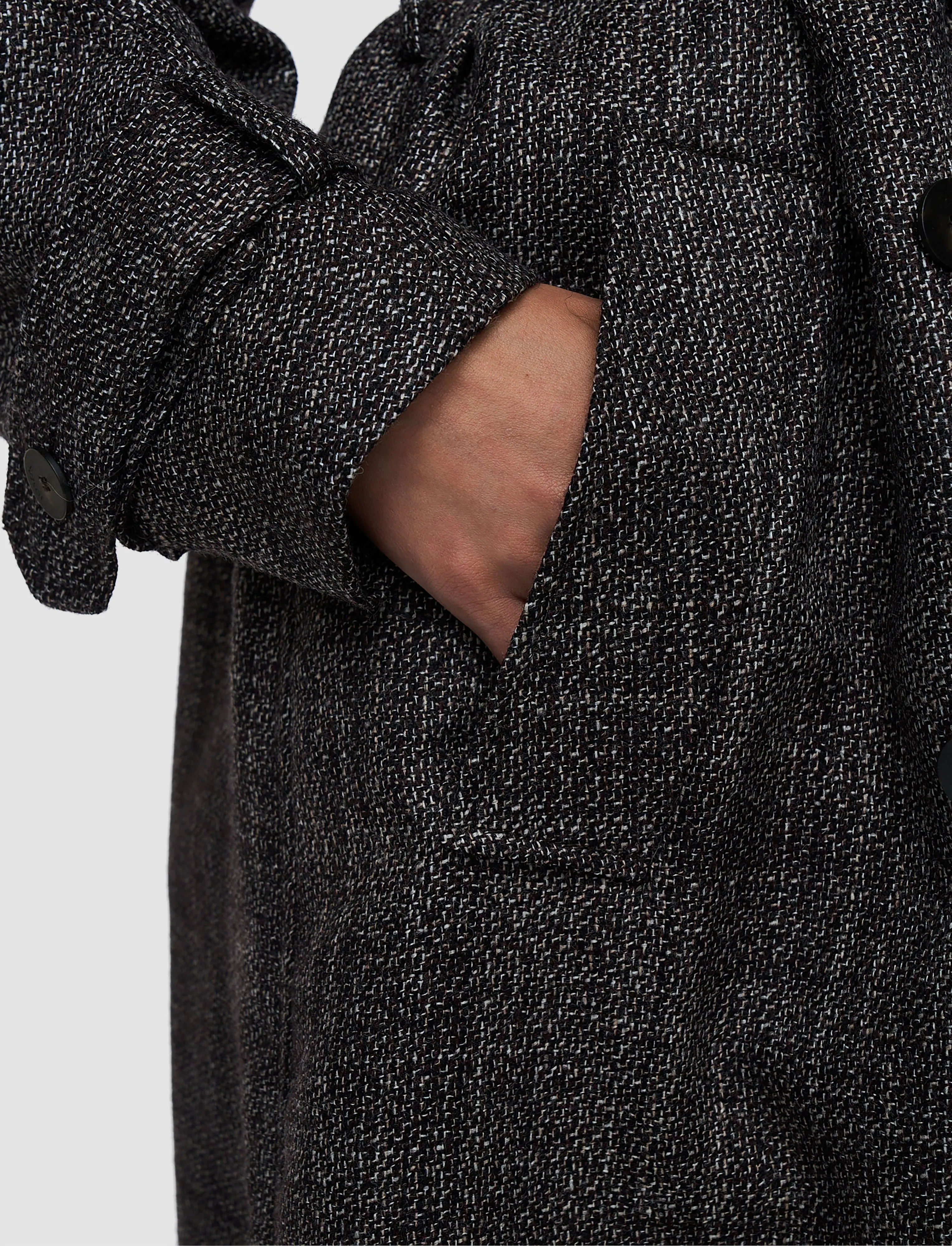 Laurin Textured Tailoring Wool Coat sold by Joseph product image thumbnail 4
