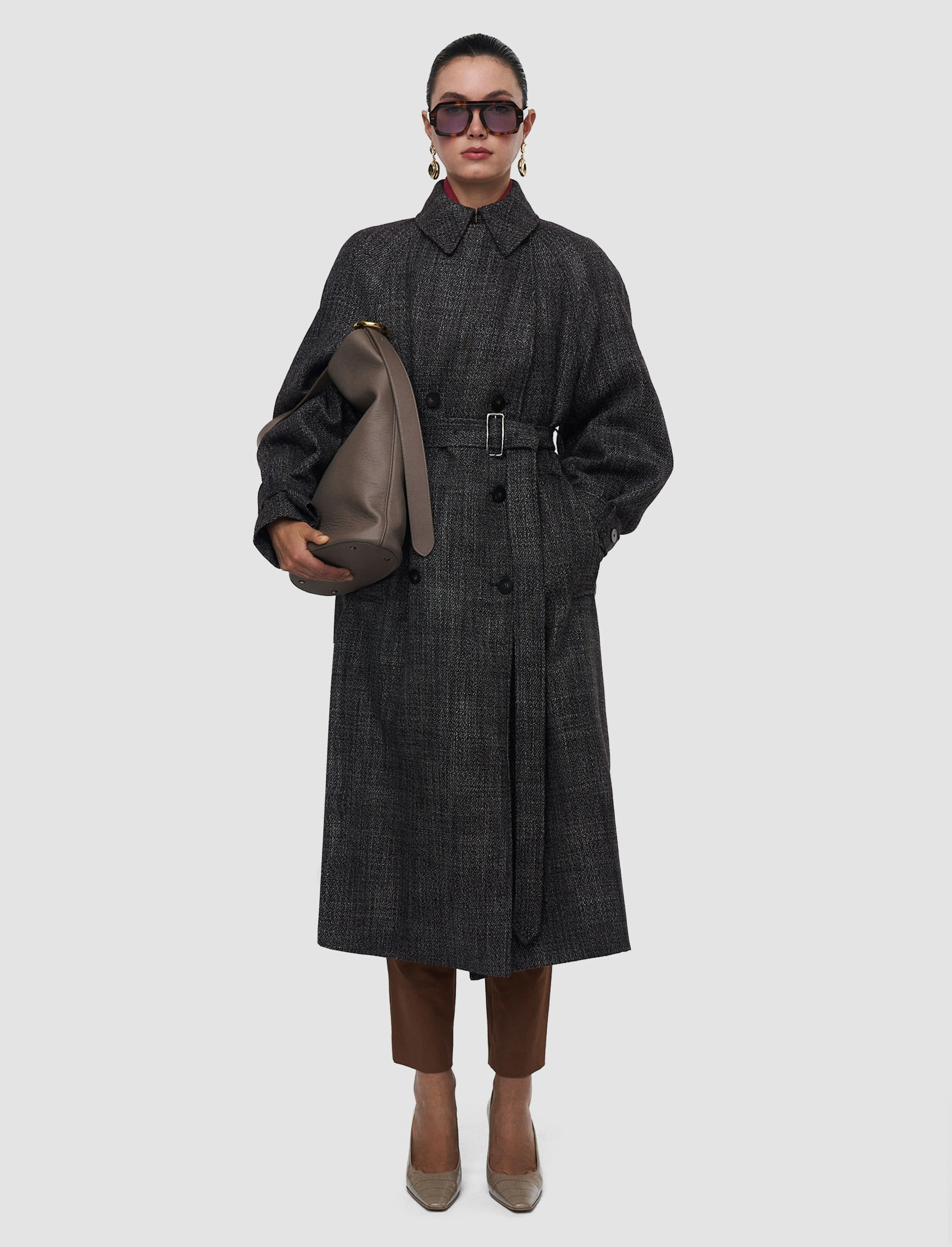 Laurin Textured Tailoring Wool Coat sold by Joseph product image thumbnail 2