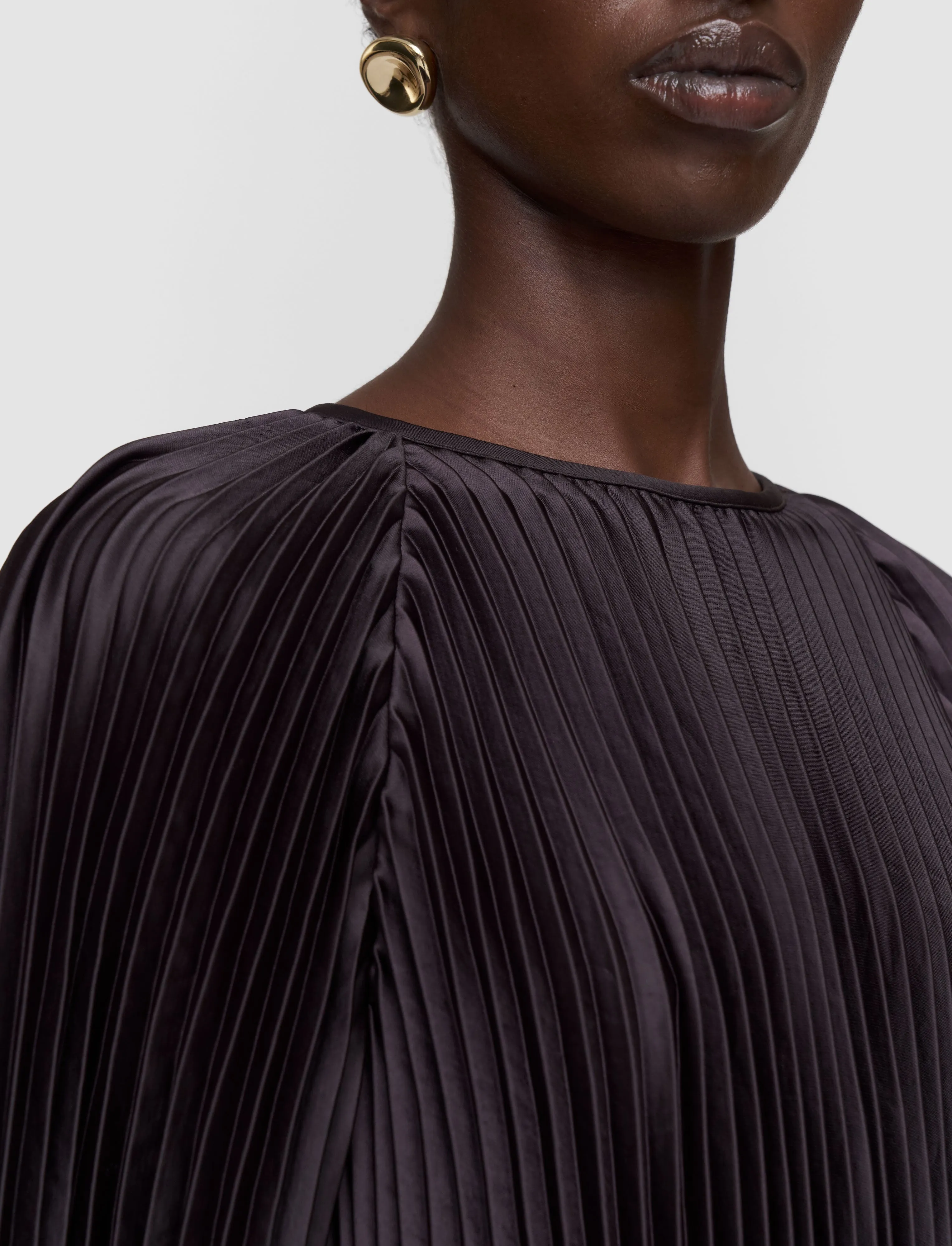 Ortiz Pleated Woven Dress sold by Joseph product image thumbnail 3