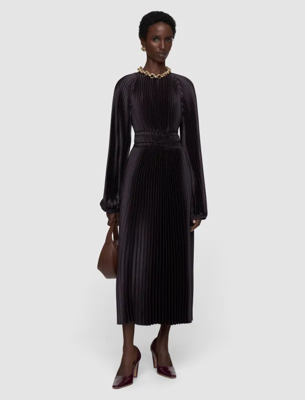 Ortiz Pleated Woven Dress sold by Joseph