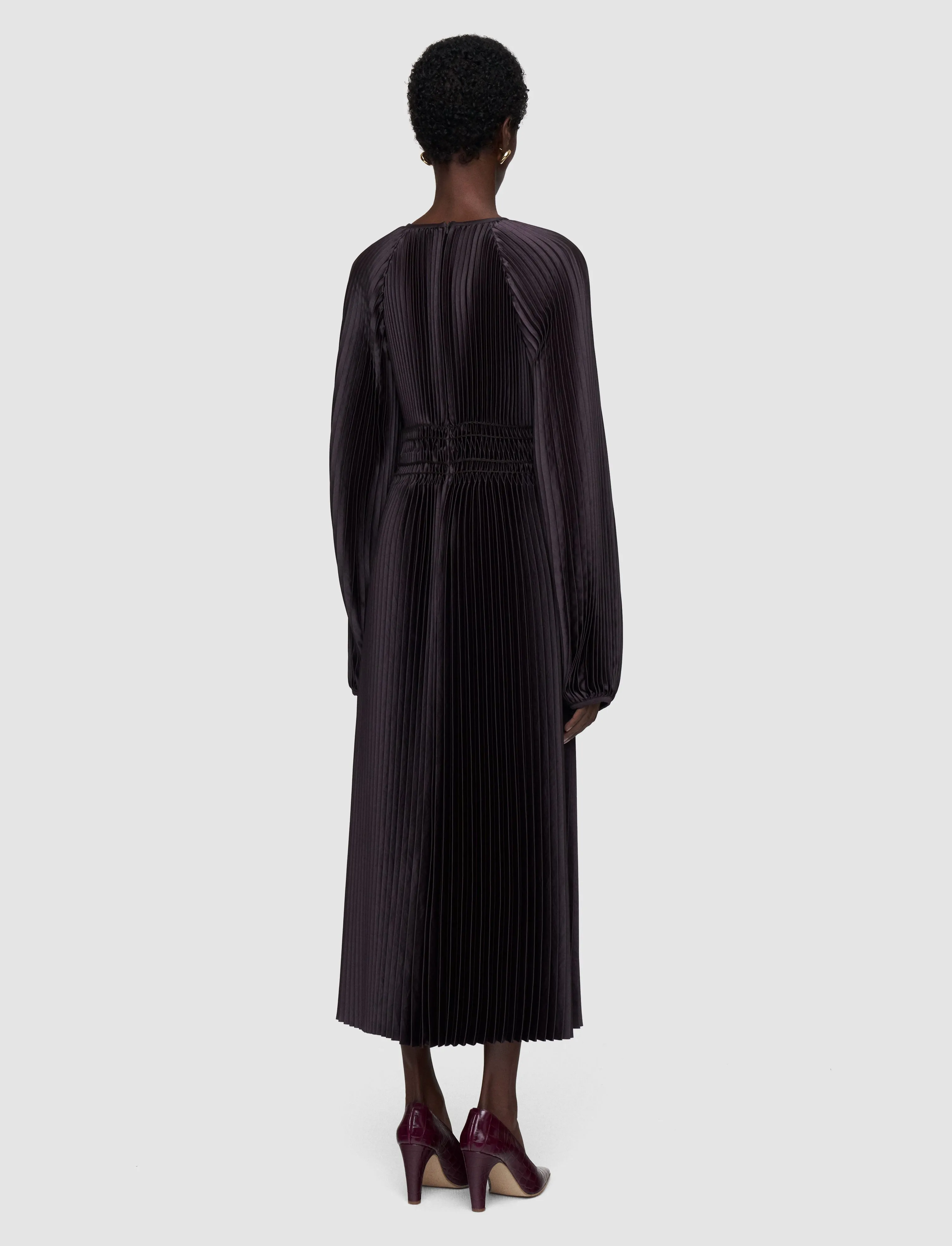 Ortiz Pleated Woven Dress sold by Joseph product image thumbnail 2