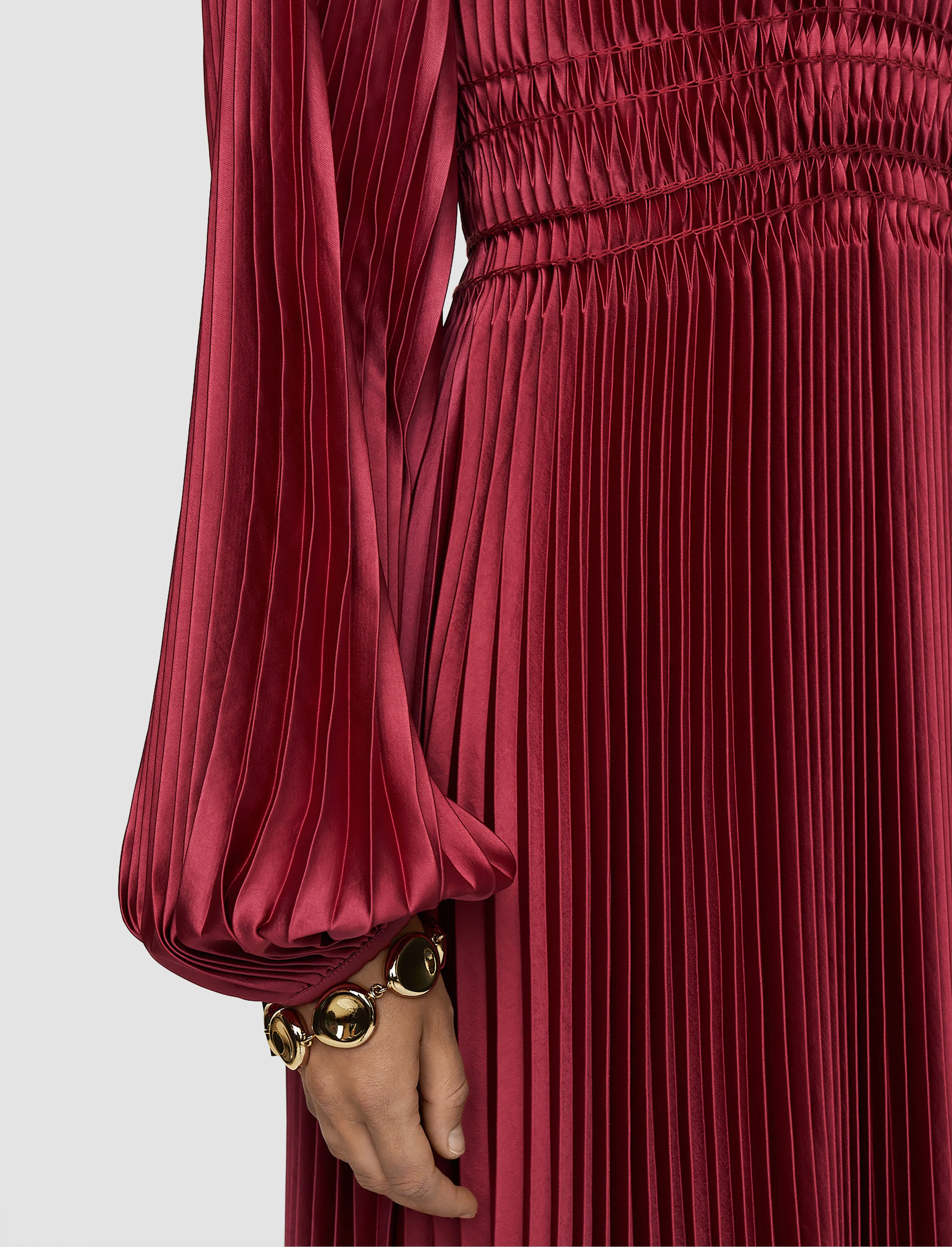 Ortiz Pleated Woven Dress sold by Joseph product image thumbnail 3