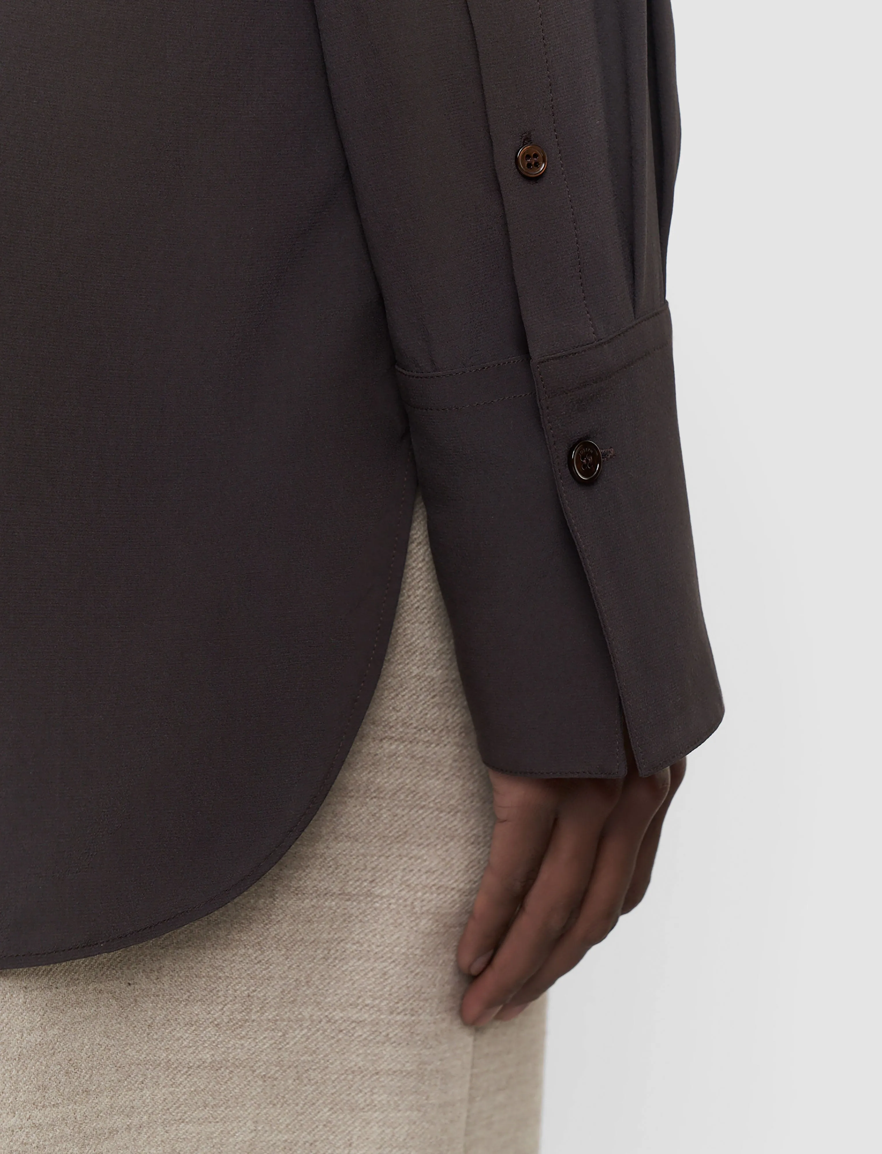 Joe Crepe de Chine Silk Blouse sold by Joseph product image thumbnail 5