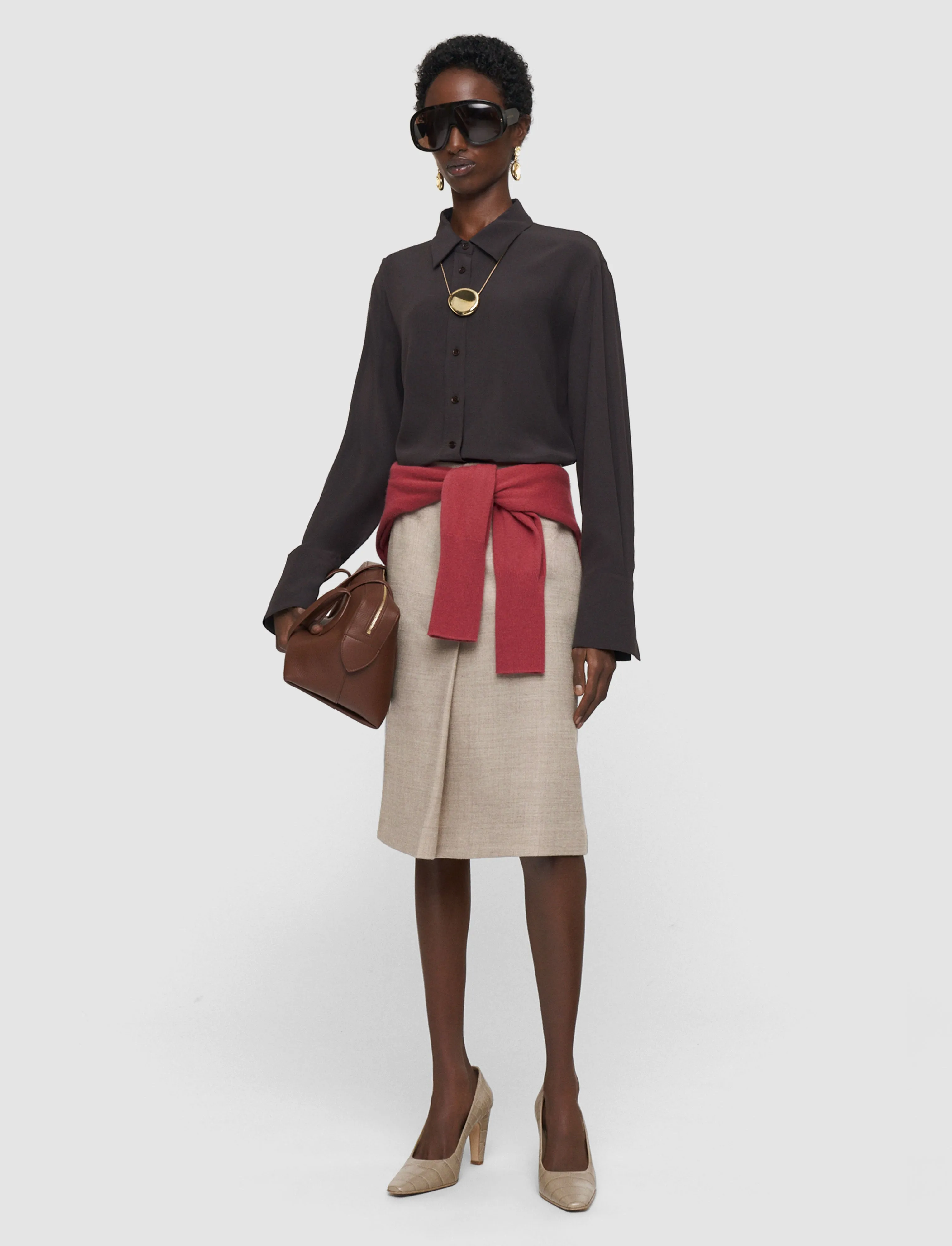 Joe Crepe de Chine Silk Blouse sold by Joseph product image thumbnail 2