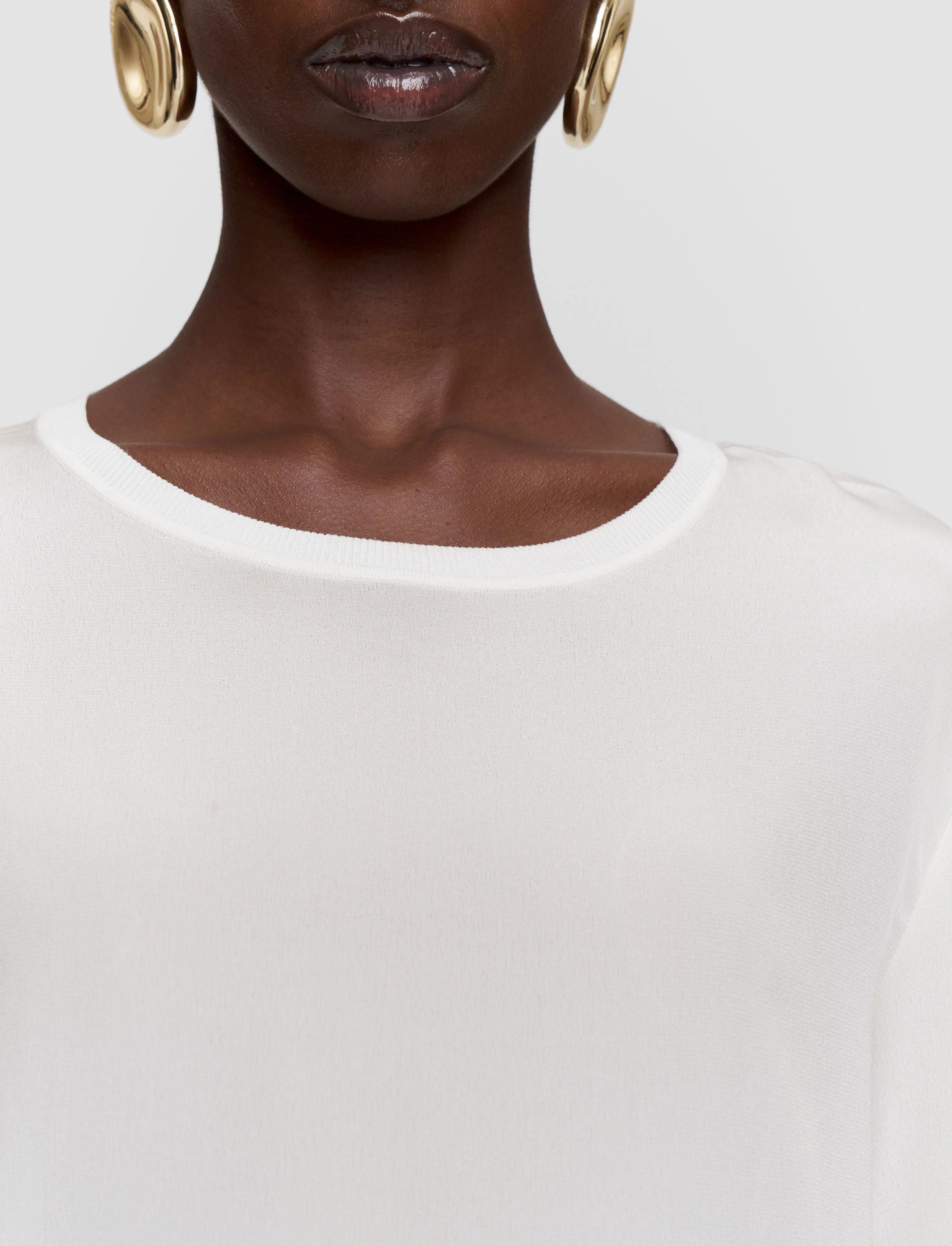 Rubin Crepe de Soie Silk Blouse sold by Joseph product image thumbnail 5