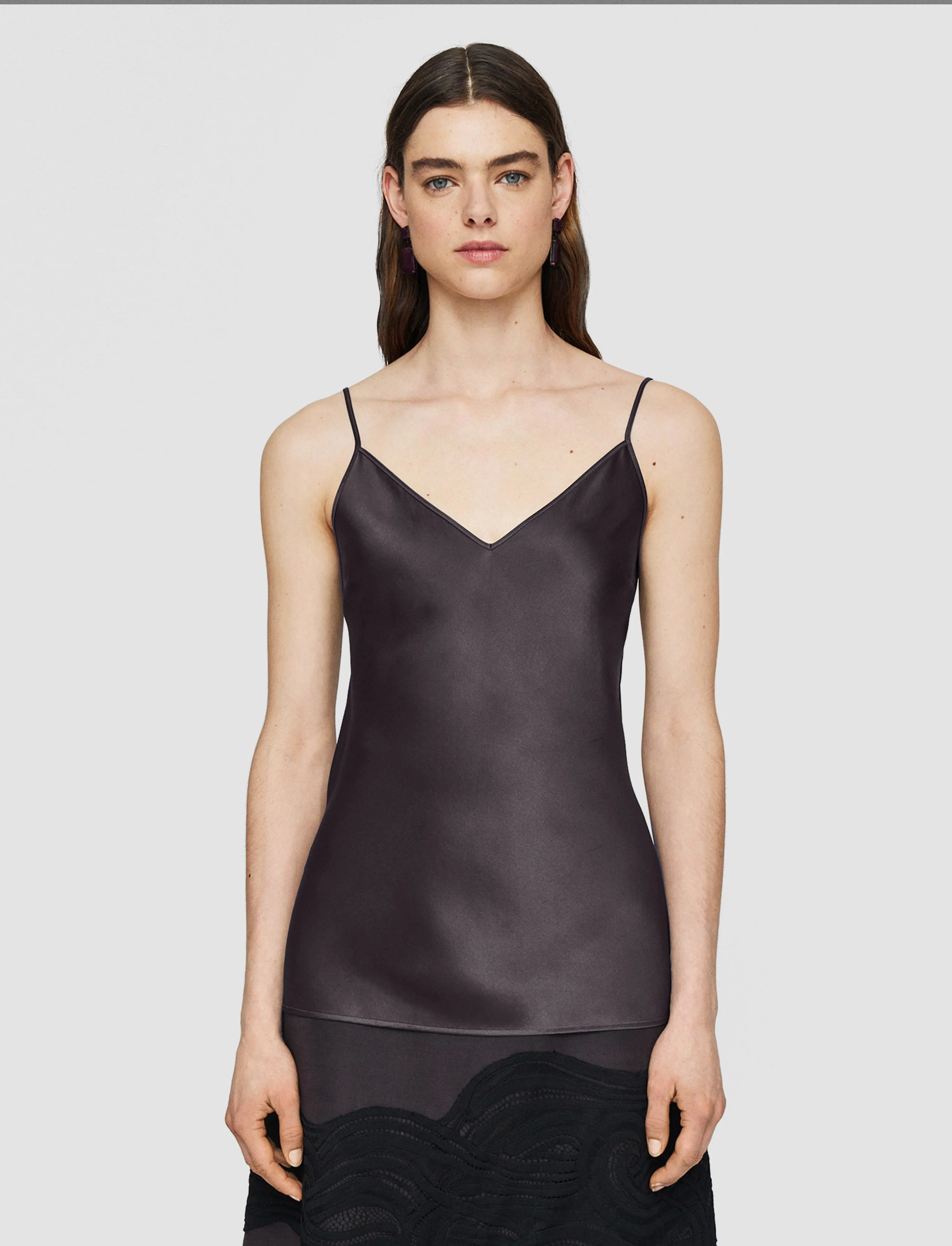 Clea Silk Satin Camisole sold by Joseph product image thumbnail 3