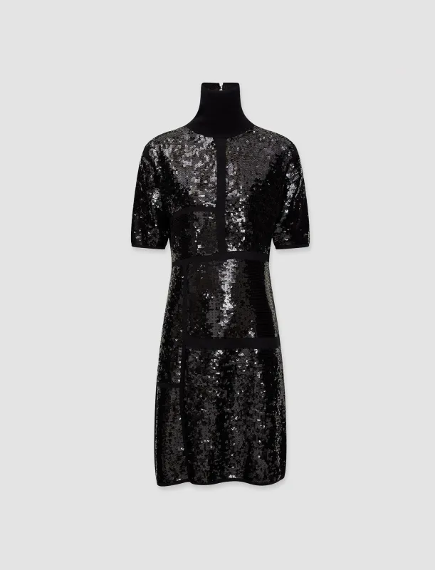 Sequins Knit Dress made by Joseph