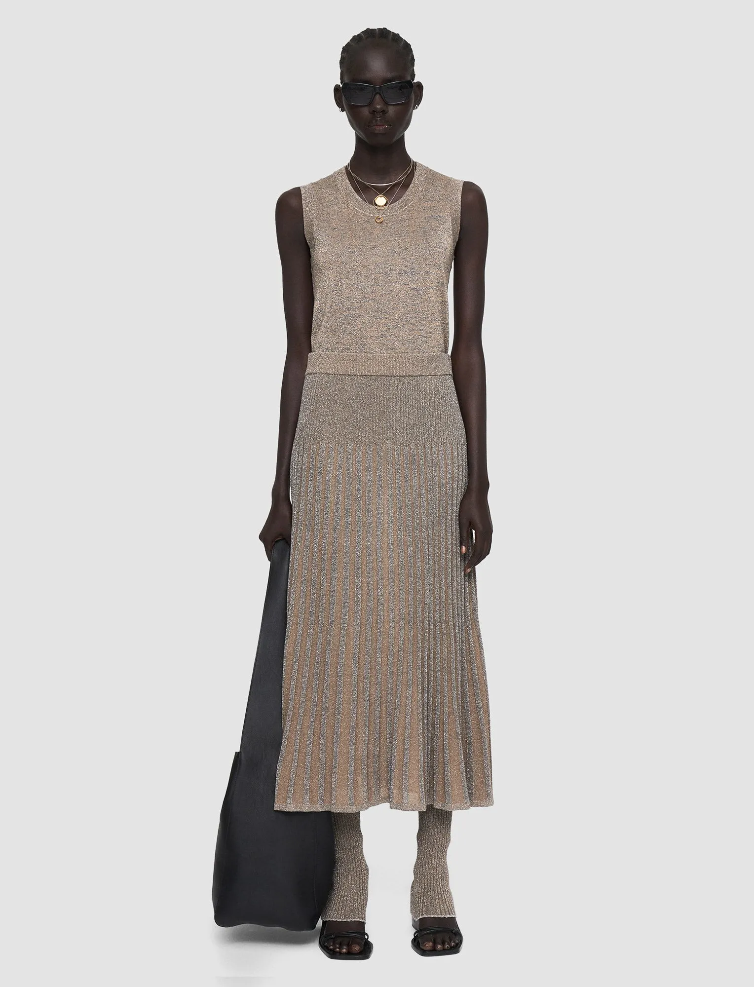 Lurex Knit Skirt sold by Joseph product image thumbnail 2