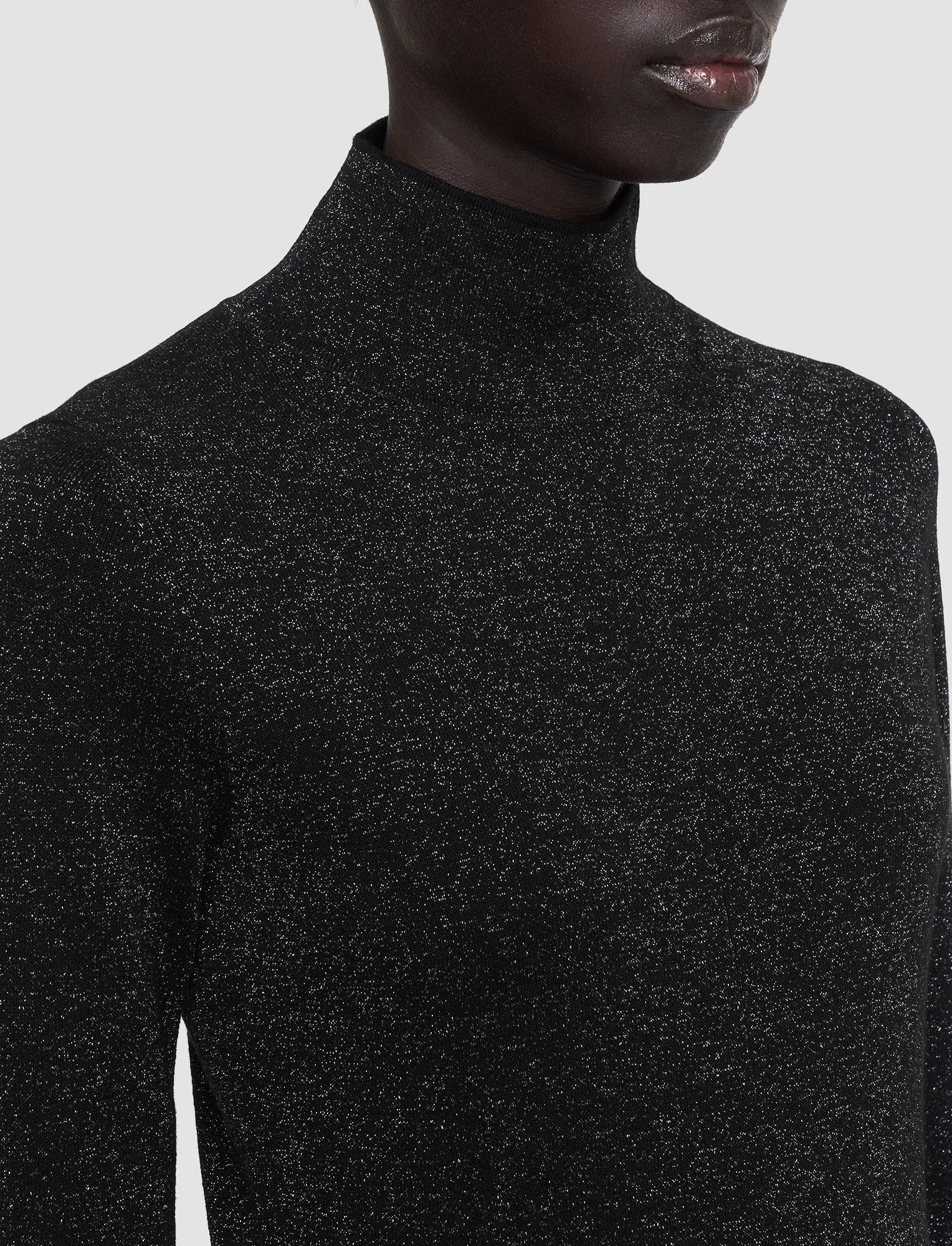 Double Face Lurex Merino Dress sold by Joseph product image thumbnail 5