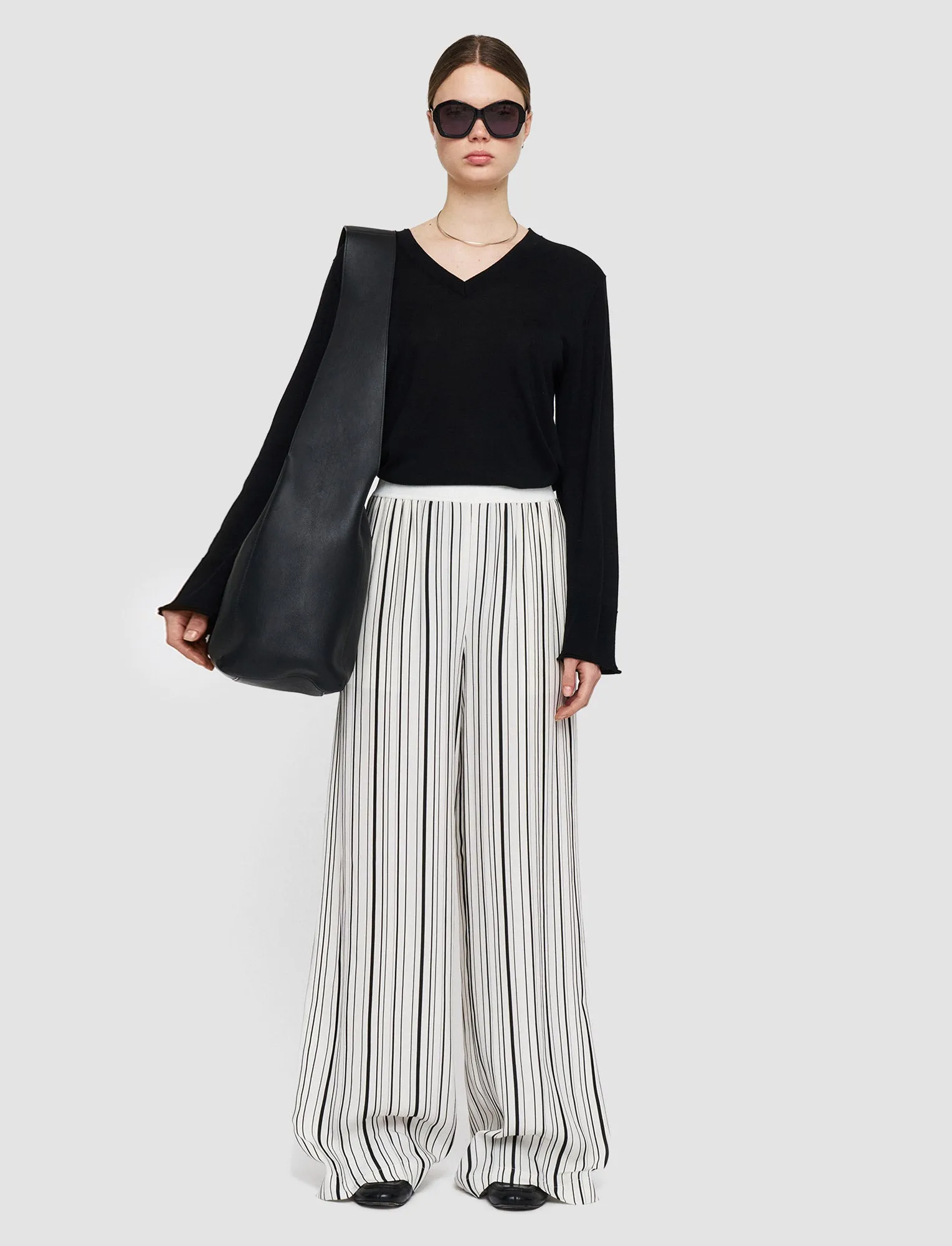 Silk Animation Hulin Trousers sold by Joseph product image thumbnail 2