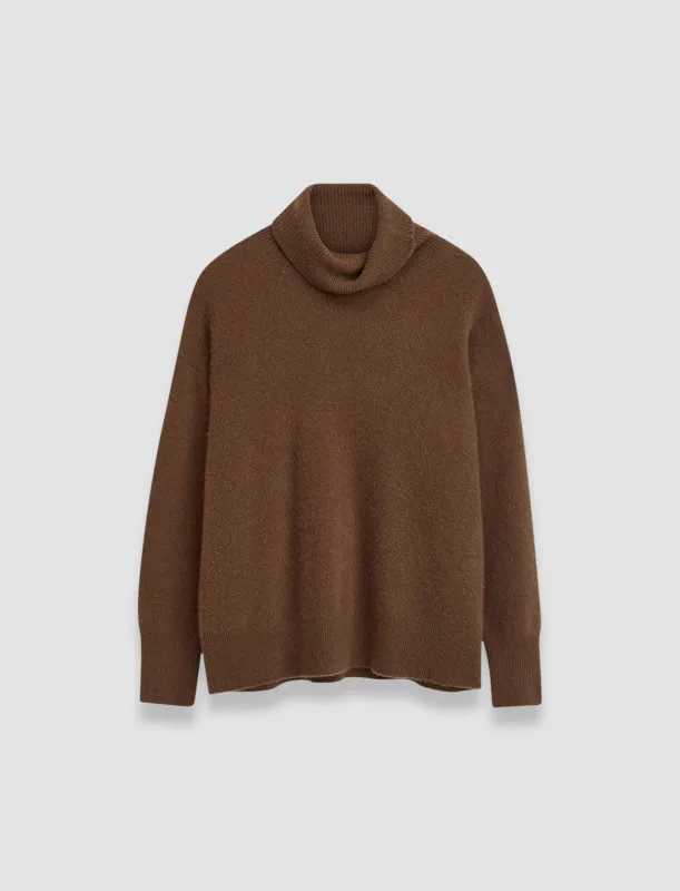 Brushed Cashmere High Neck Jumper sold by Joseph